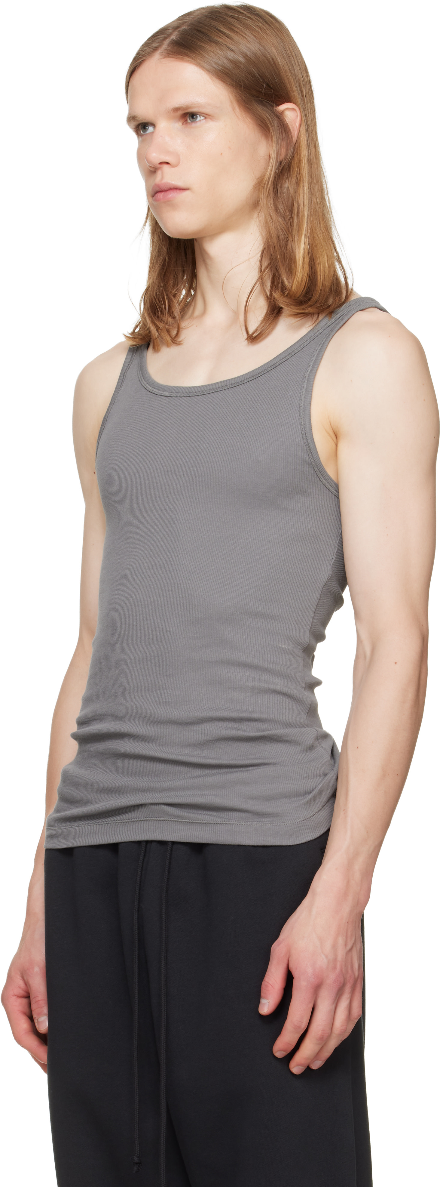 SKIMS - Three-Pack Multicolor SKIMS Cotton Rib Tank Tops