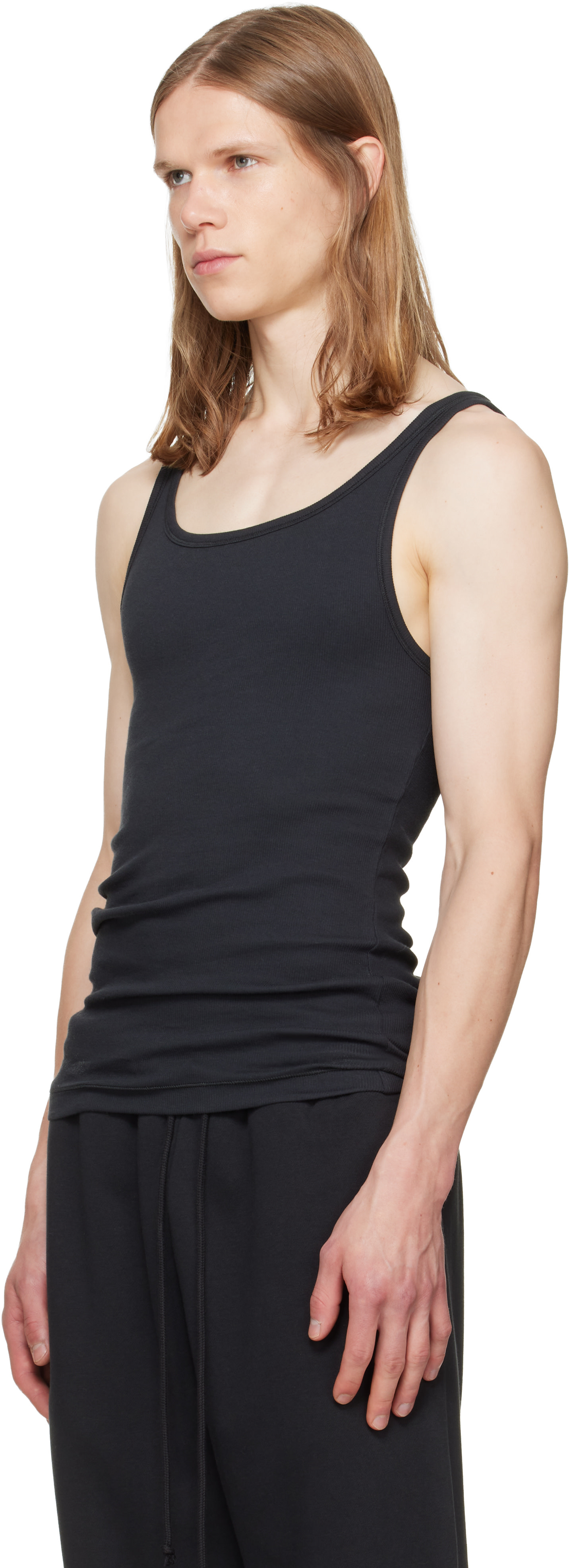 SKIMS - Three-Pack Multicolor SKIMS Cotton Rib Tank Tops