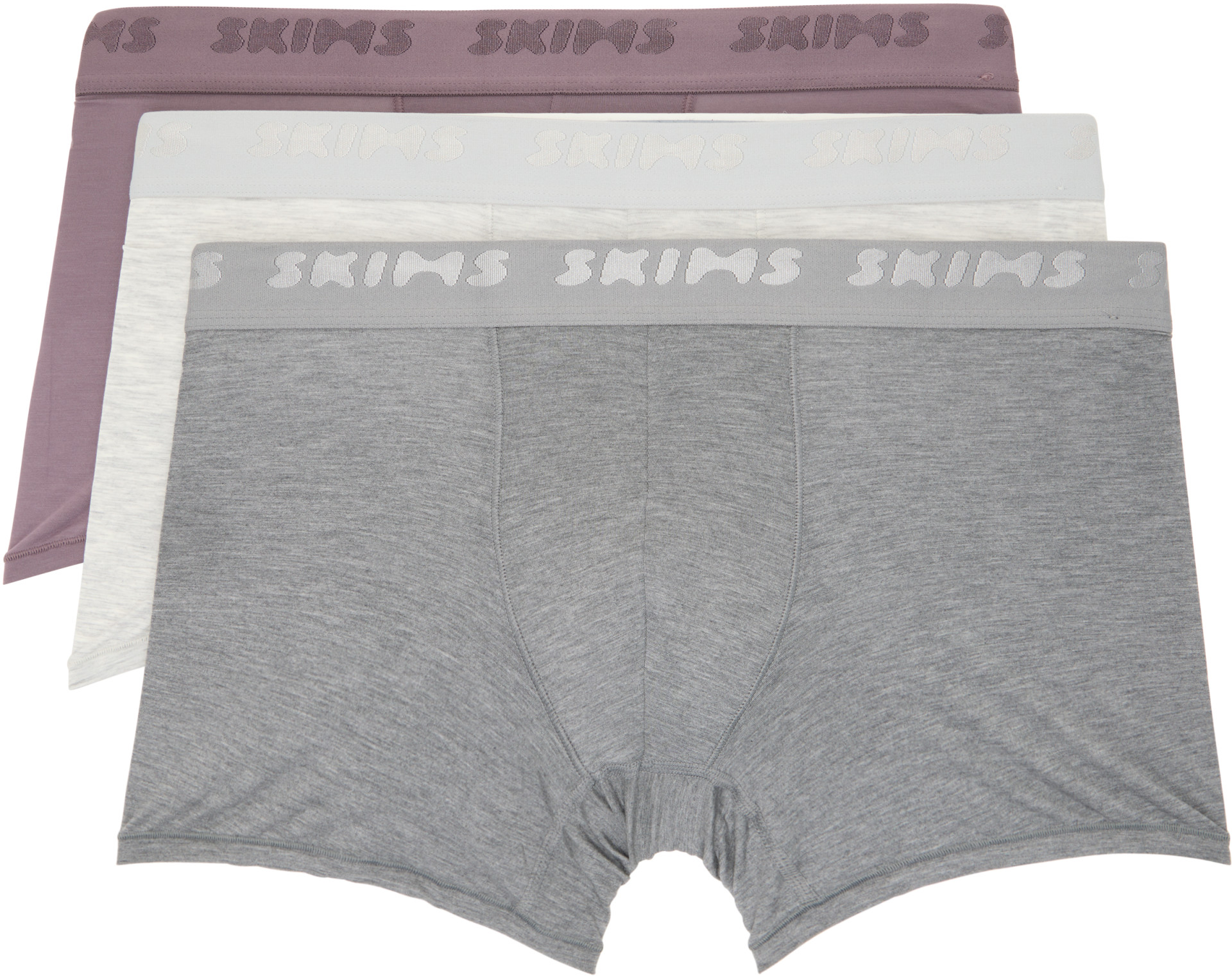 SKIMS - Three-Pack Multicolor SKIMS Stretch 3" Boxer Briefs