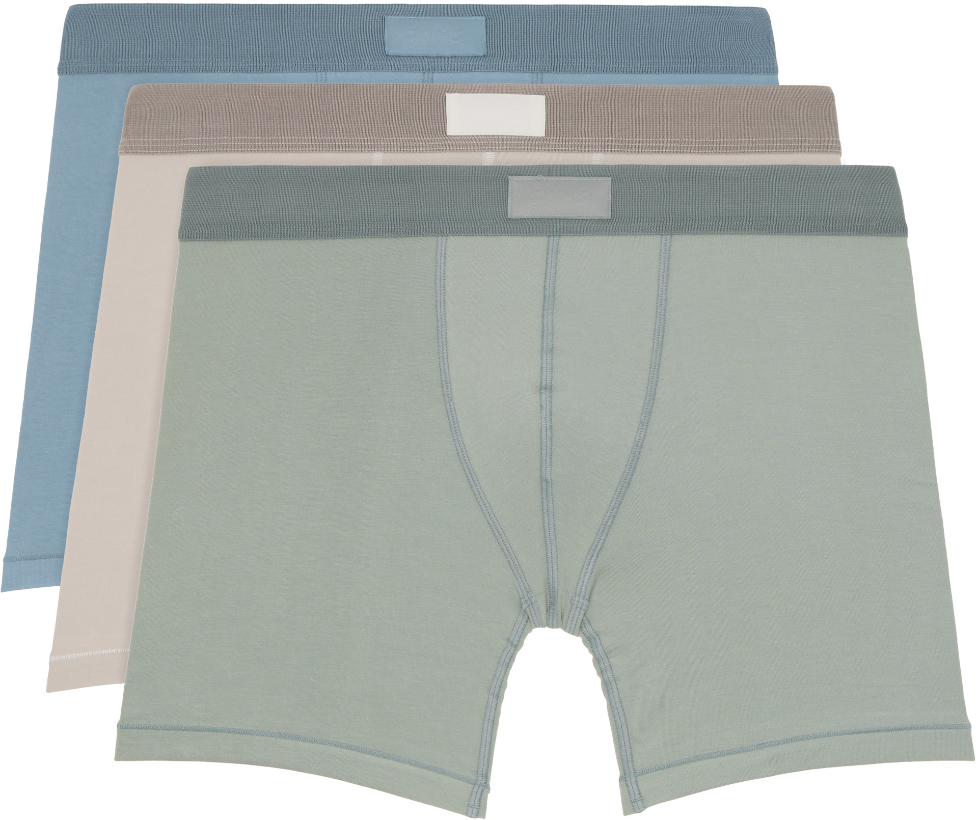 SKIMS - Three-Pack Multicolor SKIMS Cotton 5" Boxer Briefs
