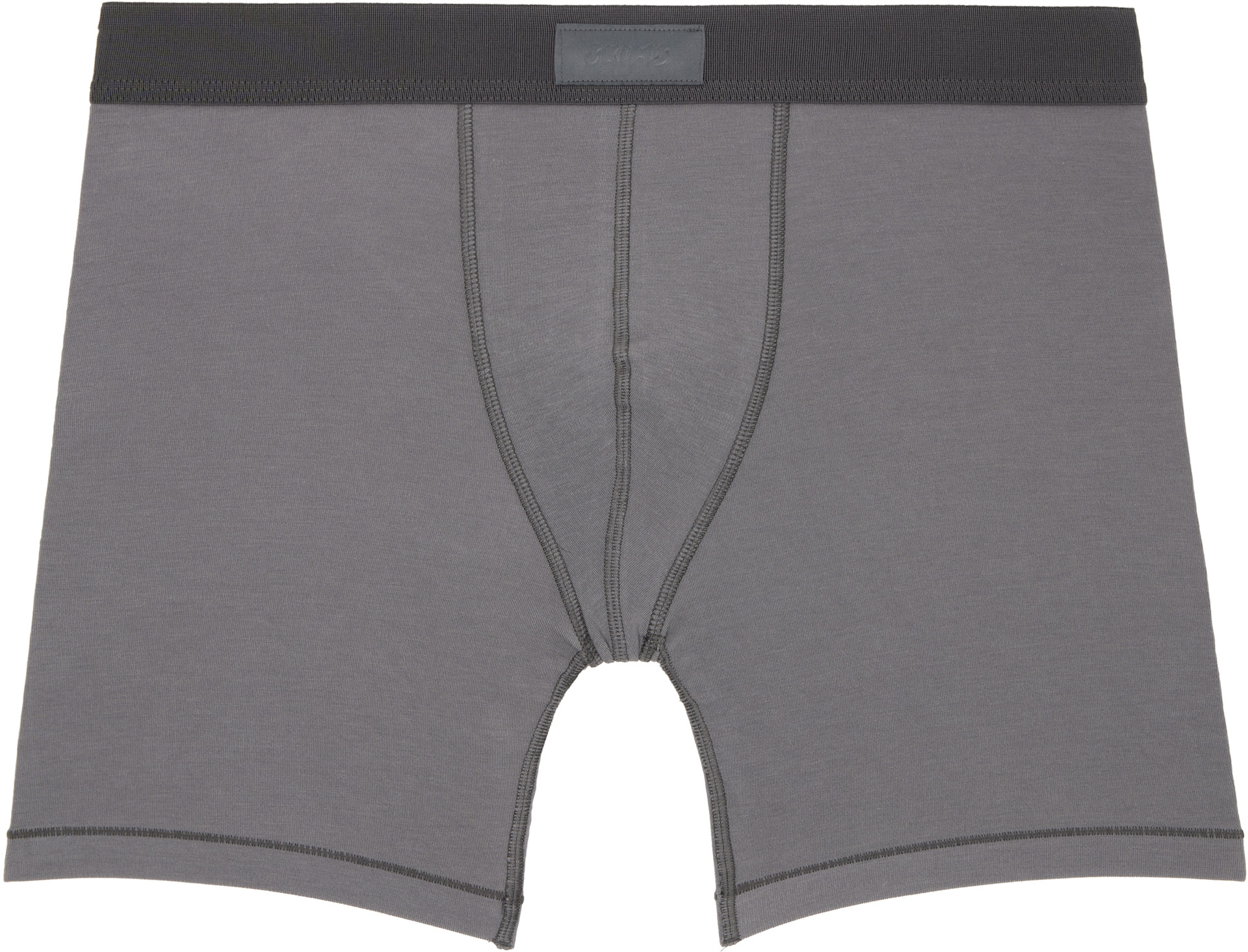 SKIMS - Three-Pack Gray SKIMS Cotton 5" Boxer Briefs