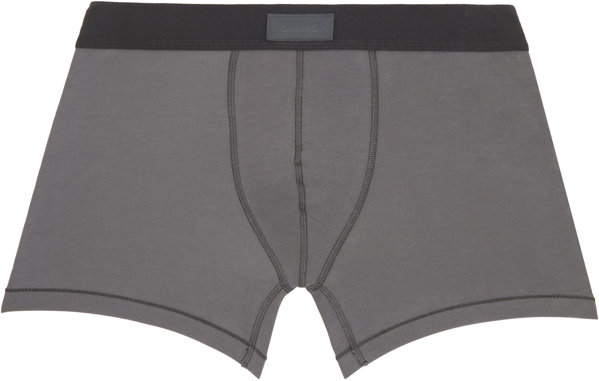 SKIMS - Three-Pack Gray SKIMS Cotton 3" Boxer Briefs