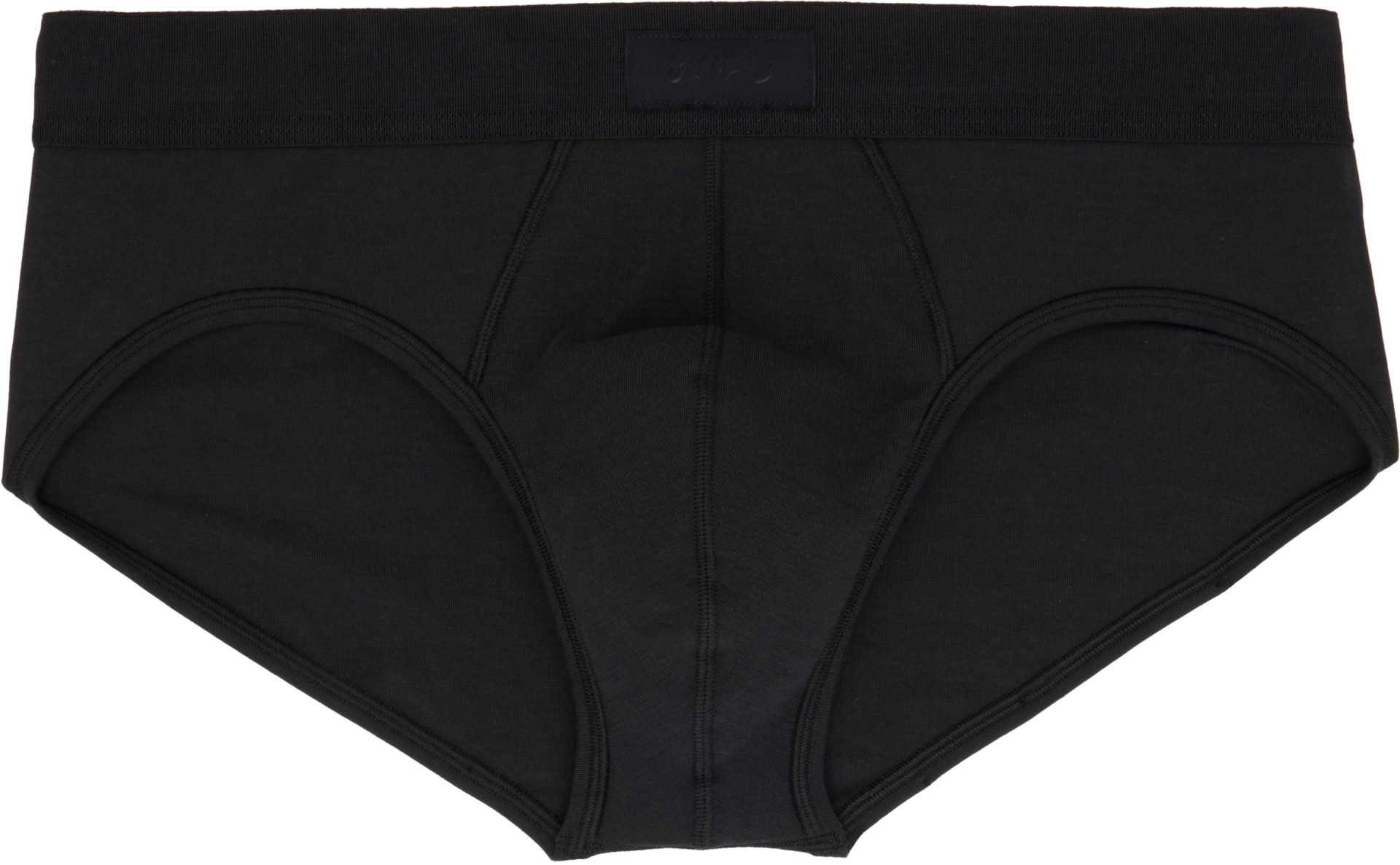 SKIMS - Three-Pack Black SKIMS Cotton Briefs