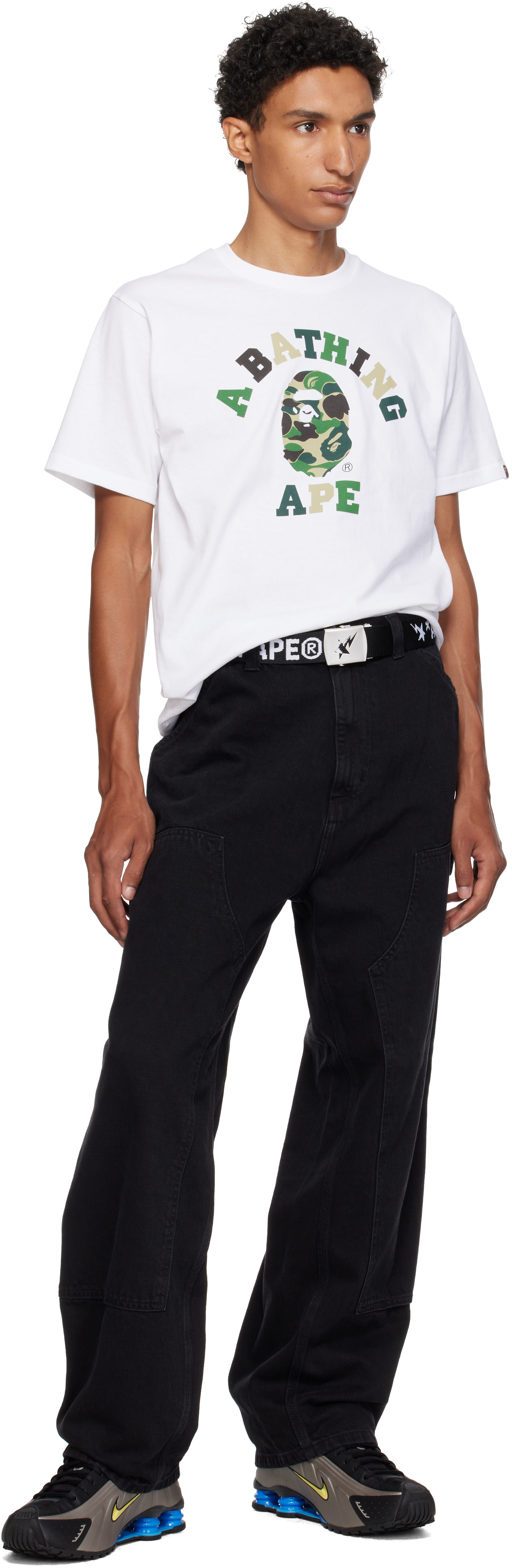 BAPE - Black Logo GI Belt