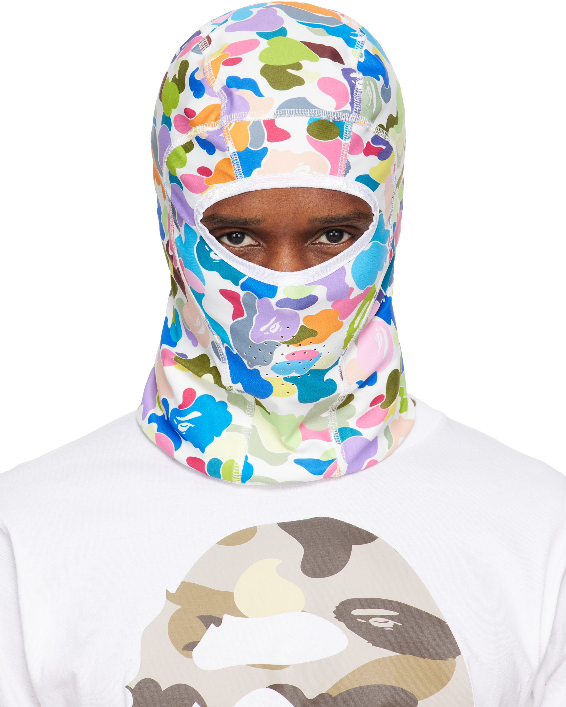 BAPE - Multicolor Camo Balaclava