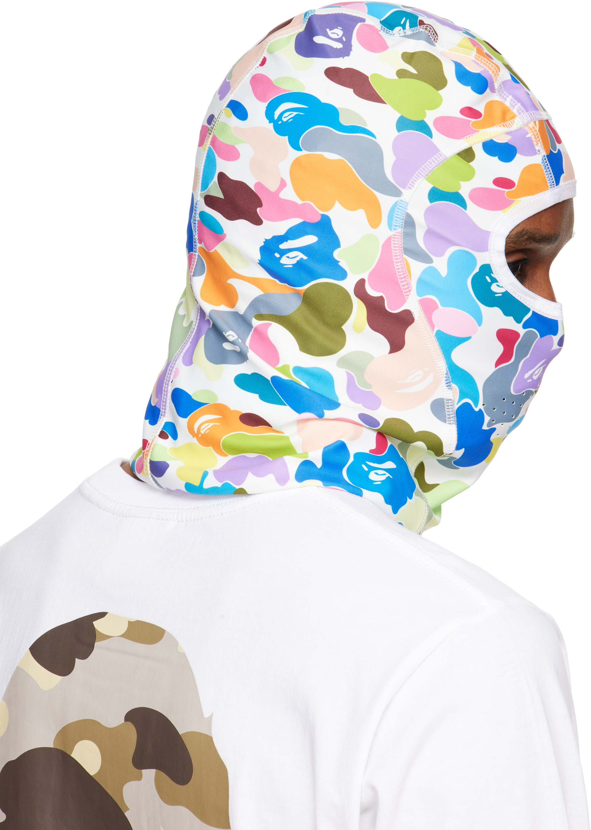 BAPE - Multicolor Camo Balaclava