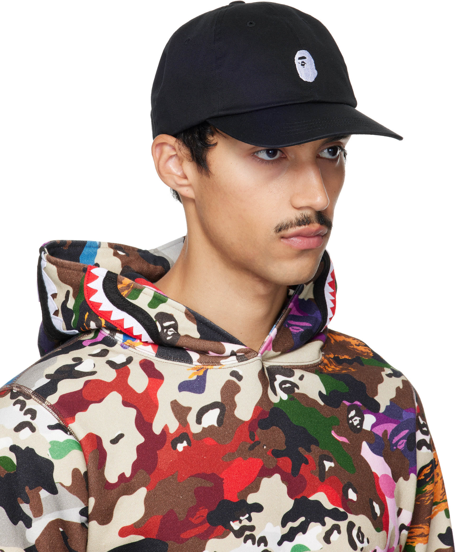 BAPE - Casquette noire à logo