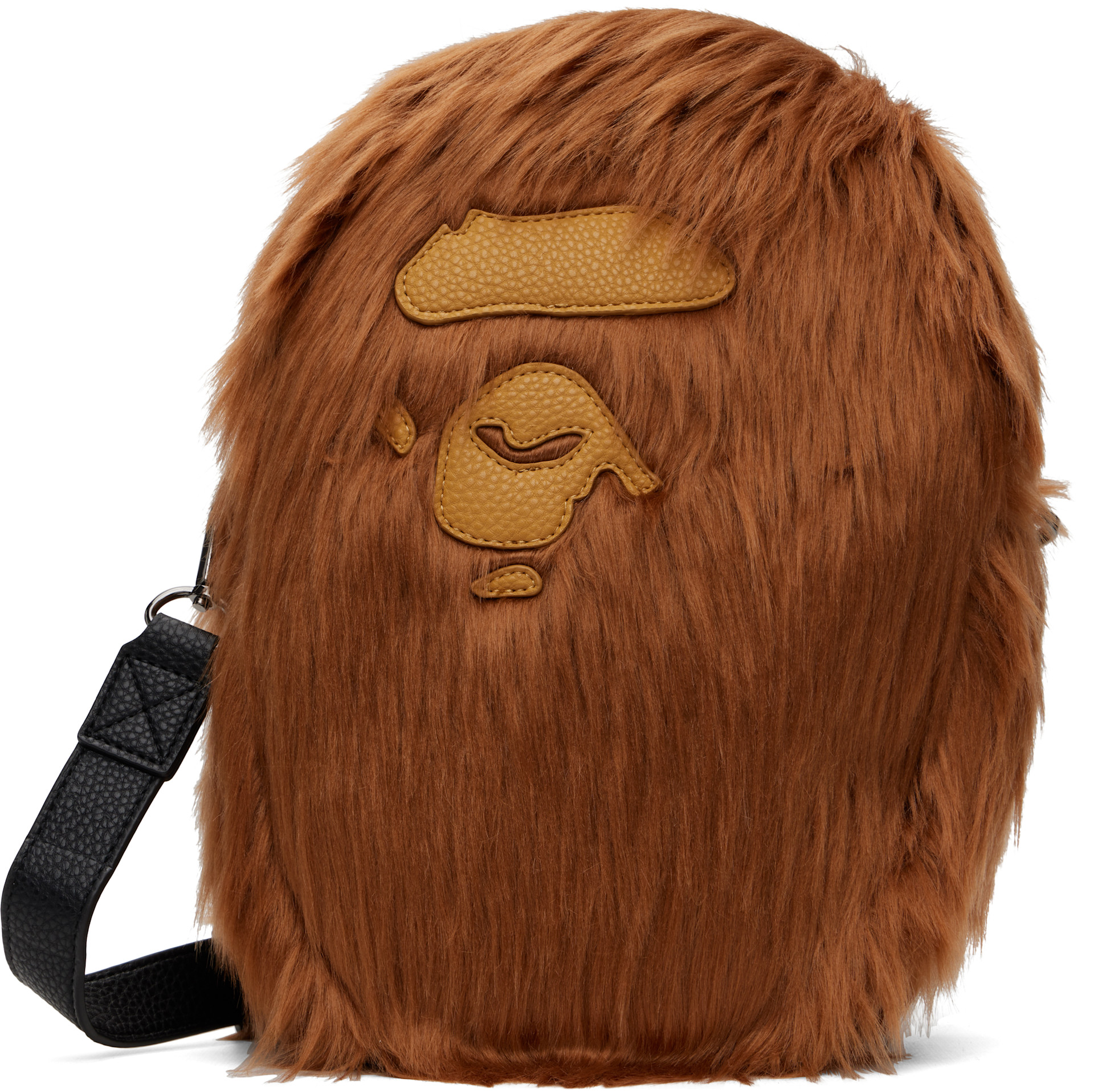 BAPE - Brown Ape Head Shoulder Bag