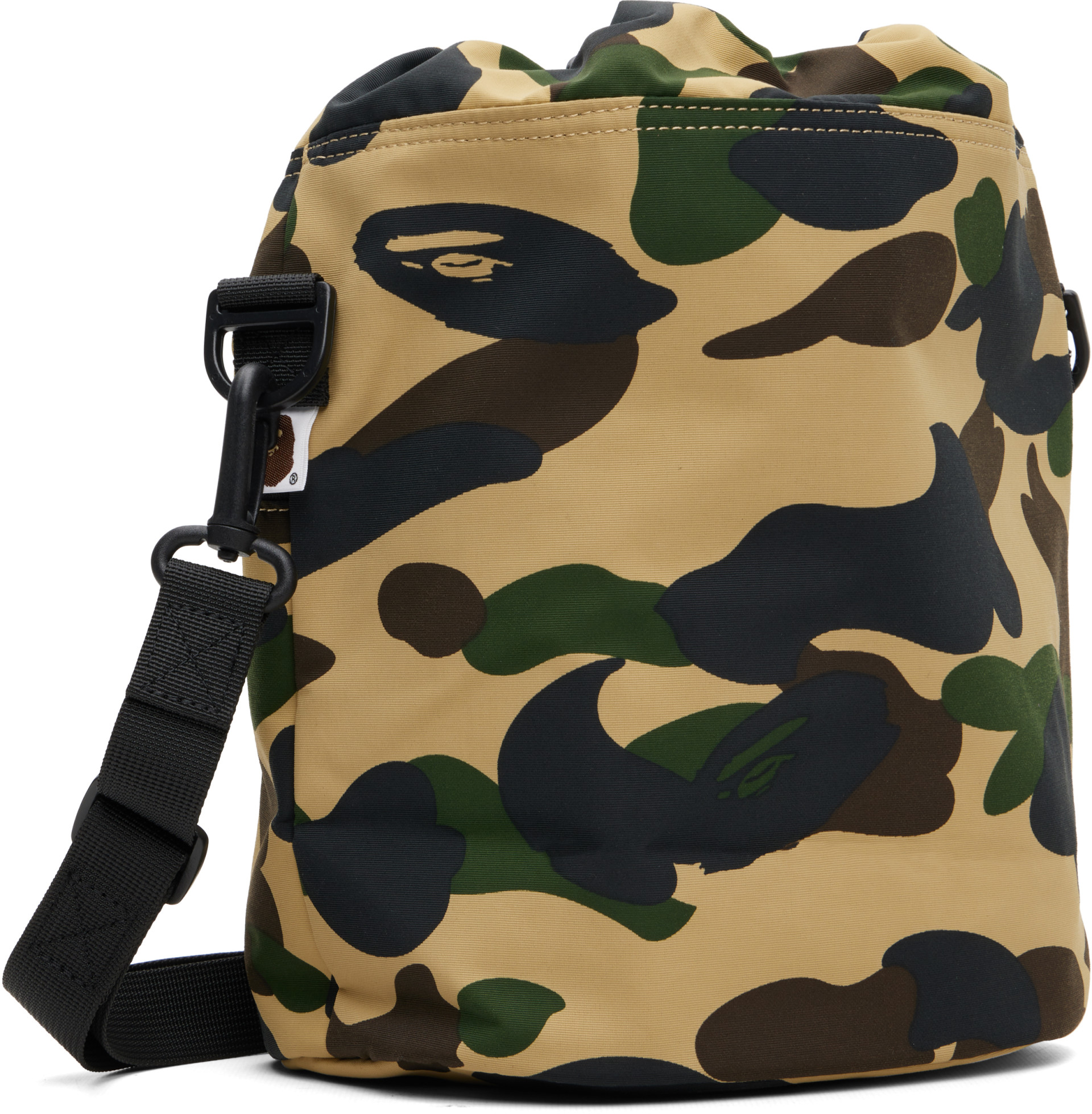BAPE - Beige 1st Camo Drawstring Bag