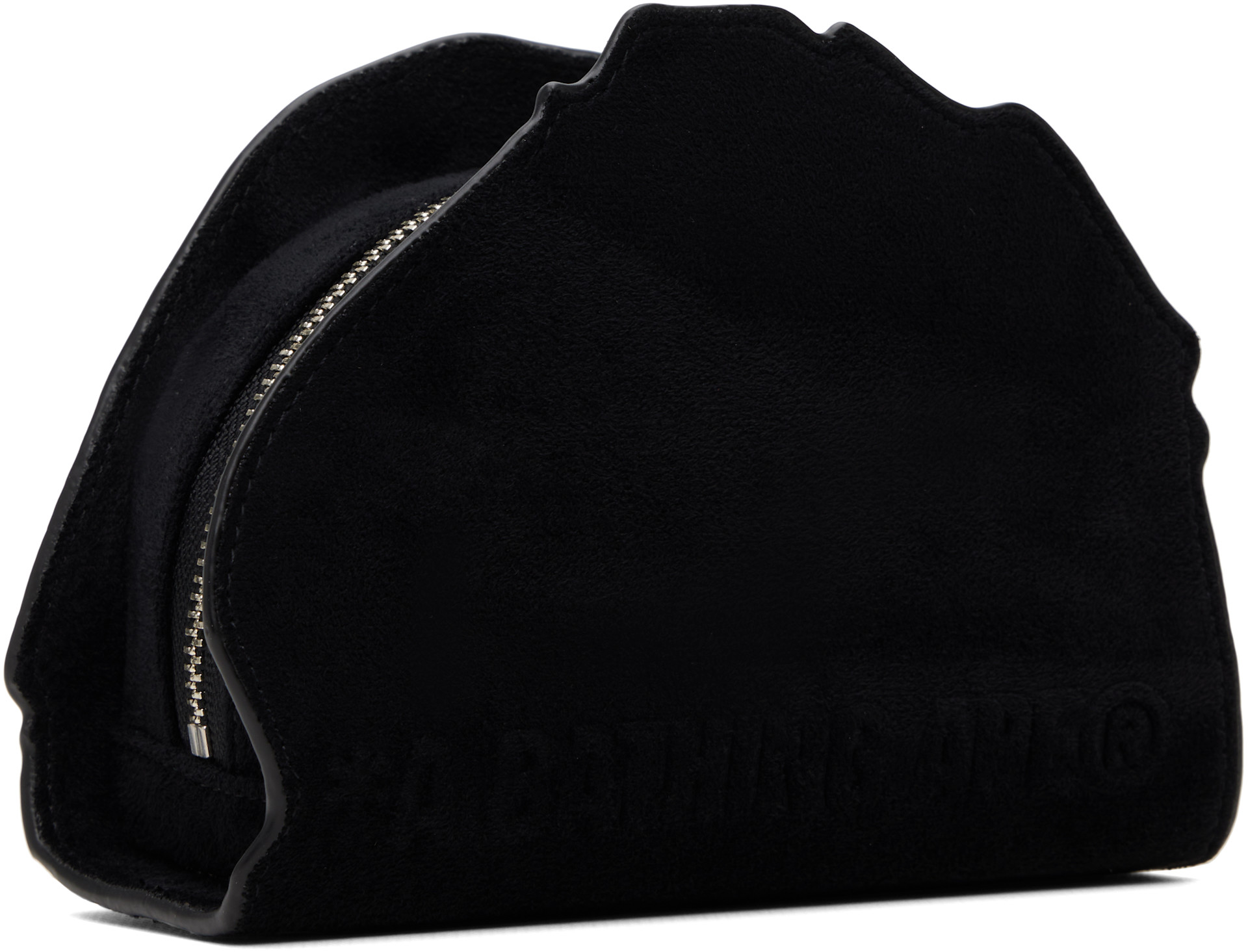 BAPE - Black Ape Head Suede Pouch