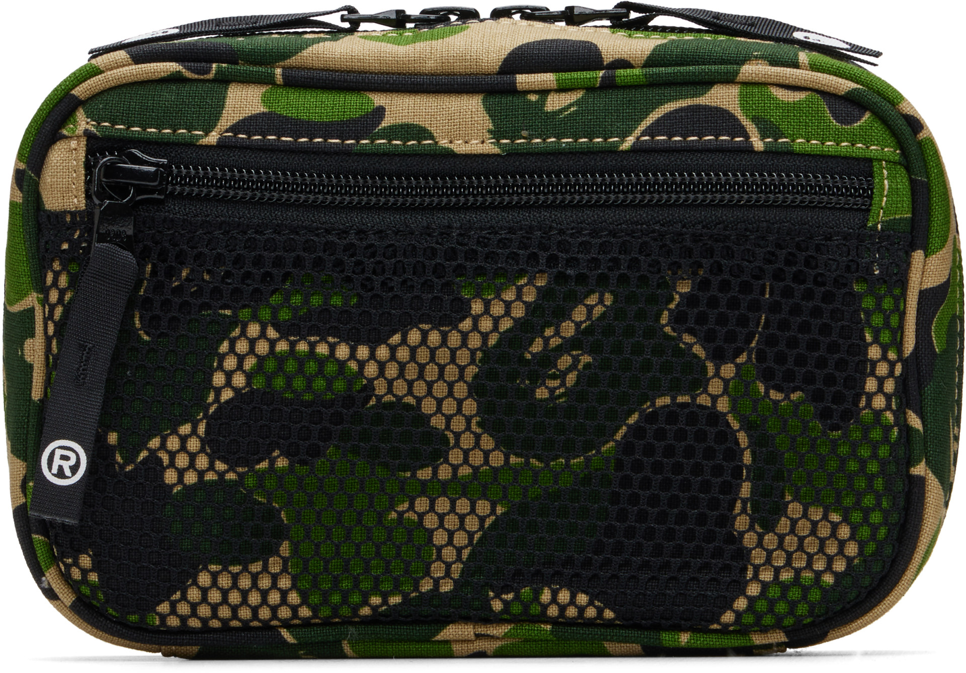 BAPE - Khaki ABC Camo Gadget Pouch