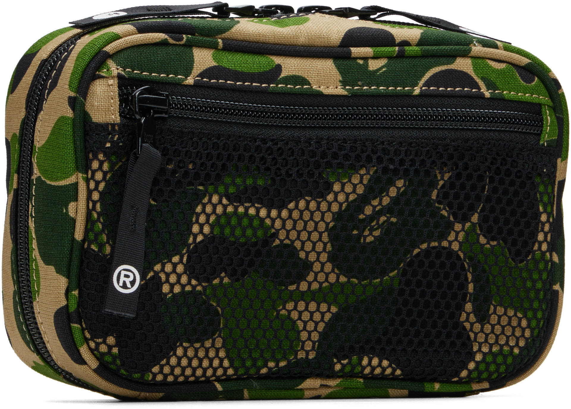 BAPE - Khaki ABC Camo Gadget Pouch