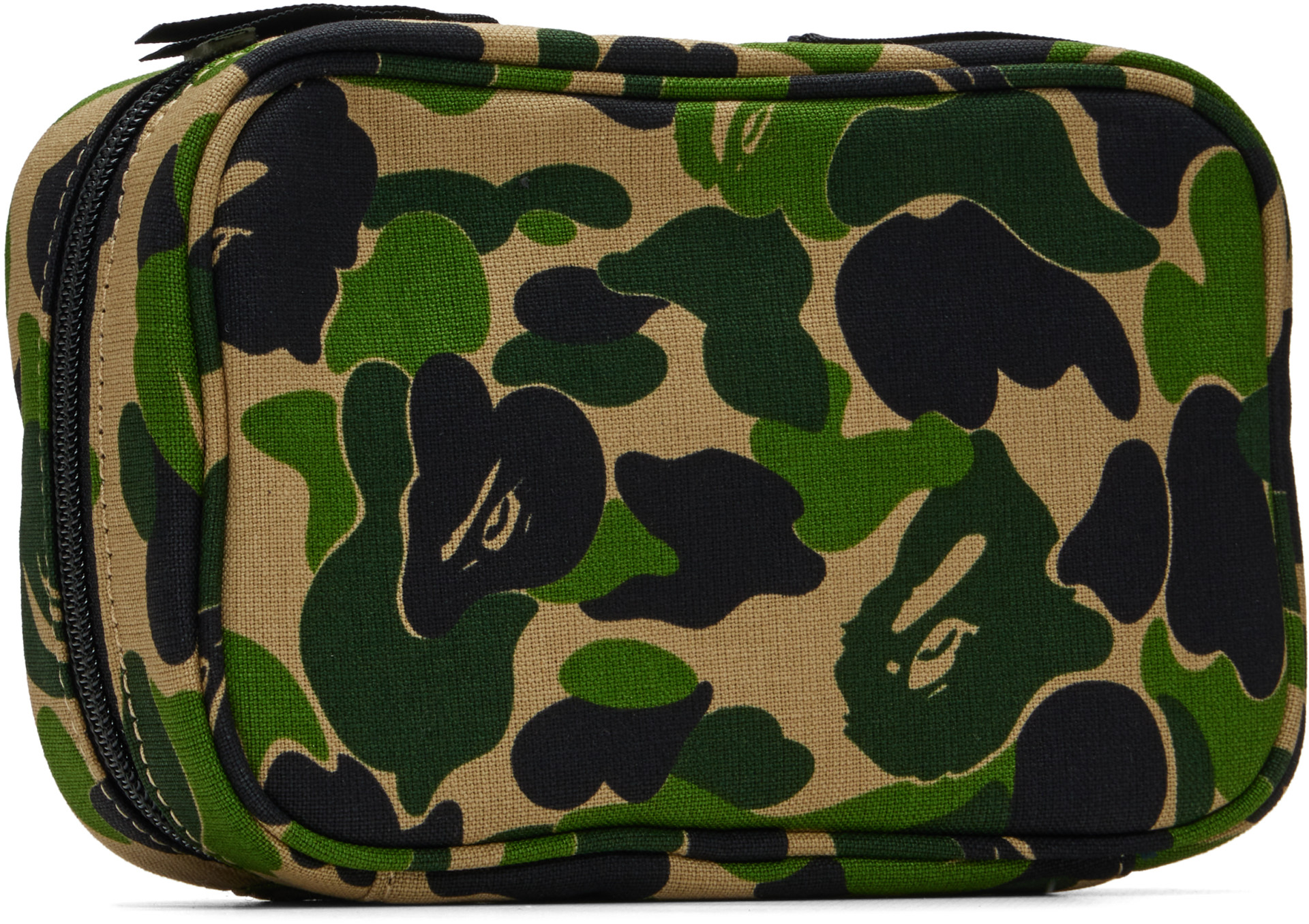 BAPE - Khaki ABC Camo Gadget Pouch