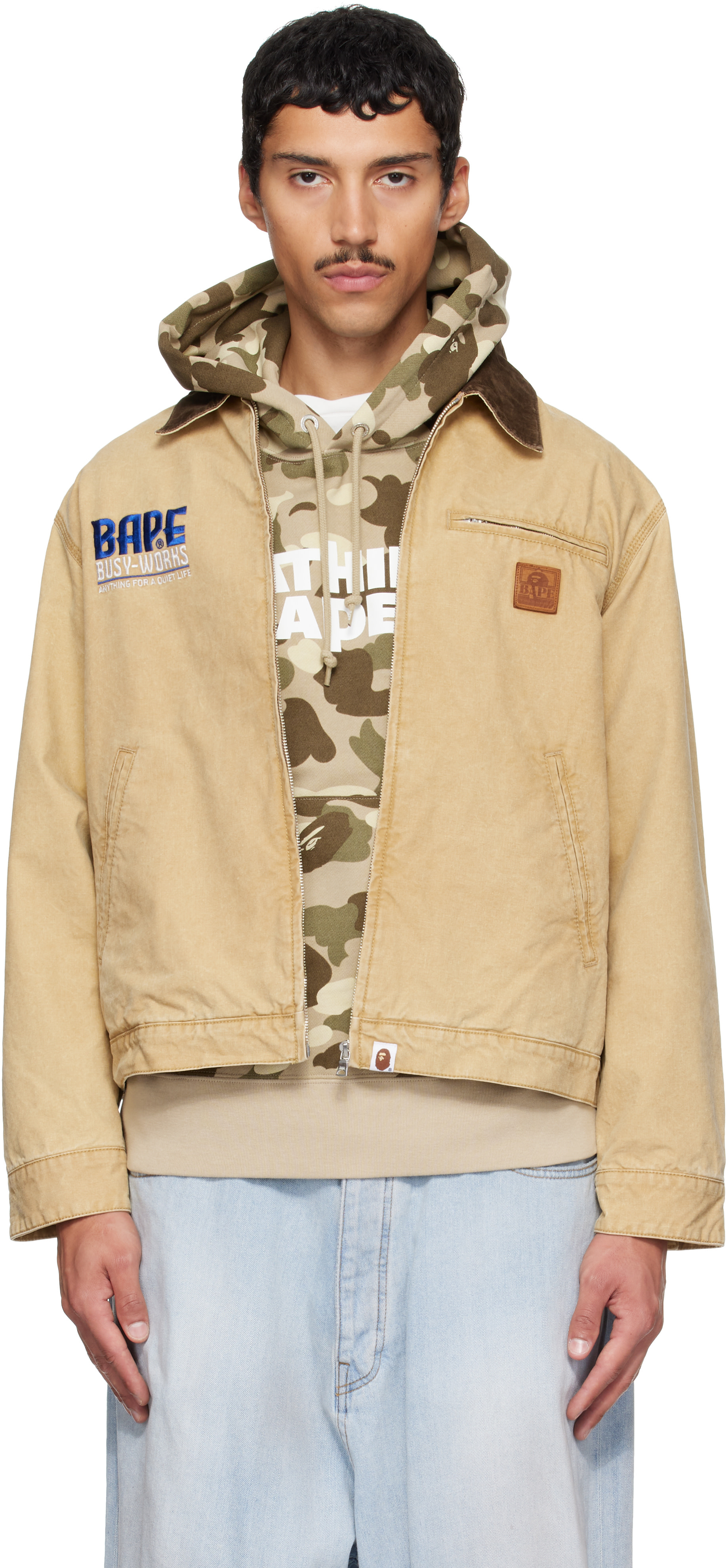 BAPE - Beige Work Jacket