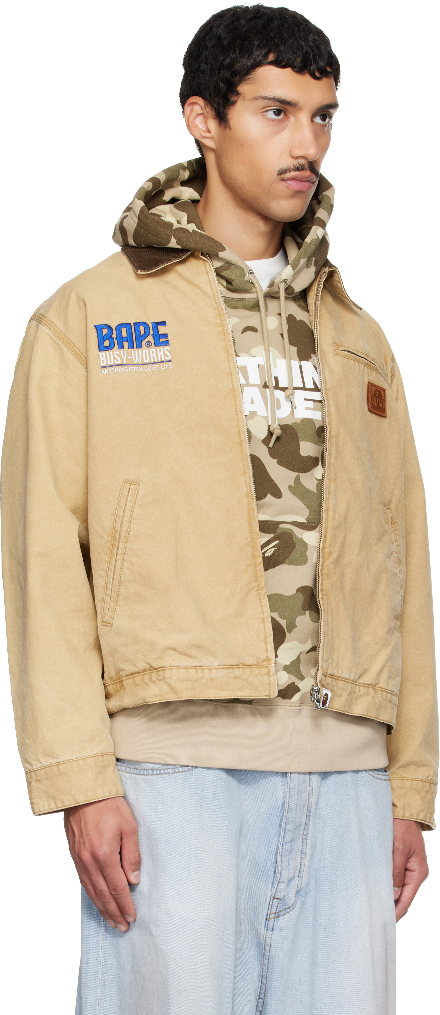 BAPE - Beige Work Jacket