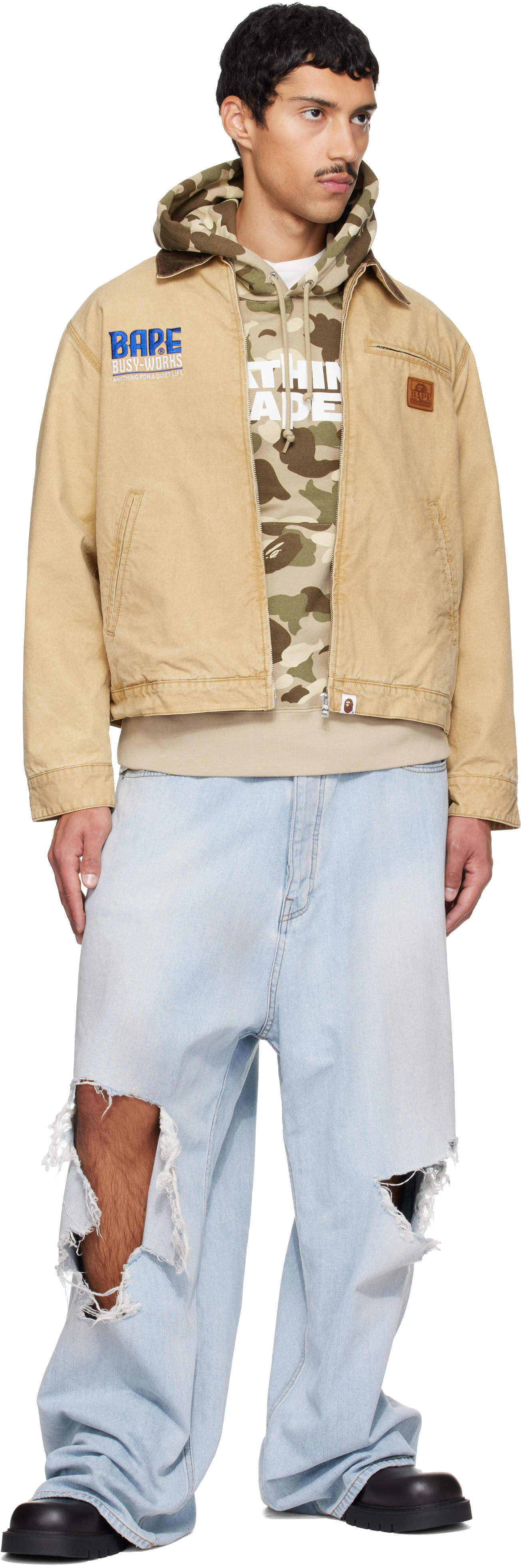 BAPE - Beige Work Jacket