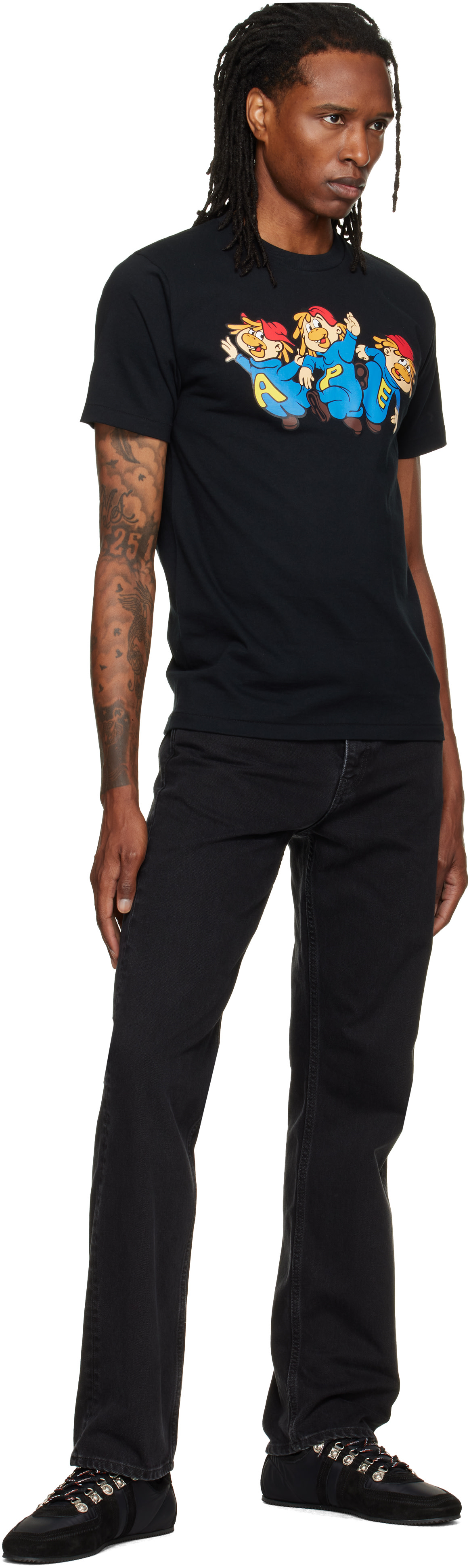 BAPE - Black 'Chimpy Trio' T-shirt