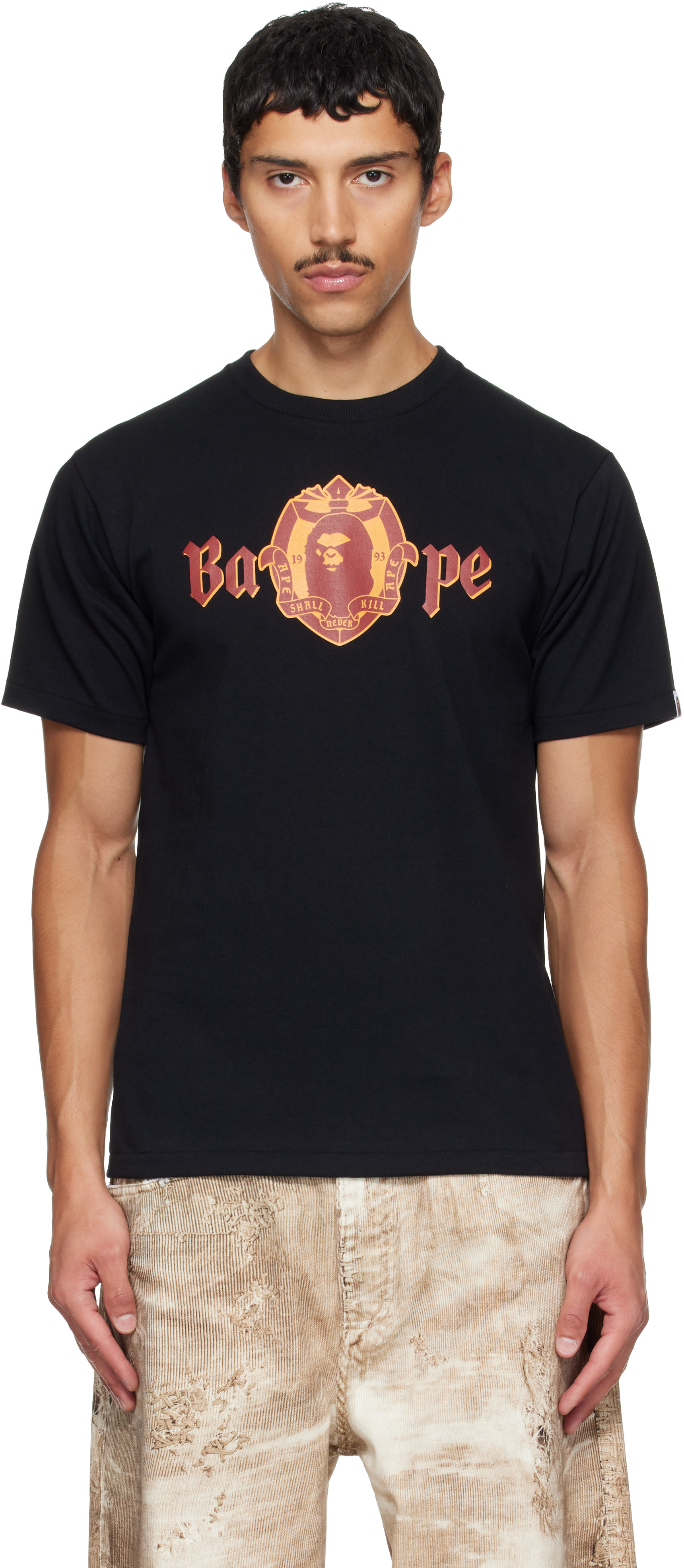 BAPE - T-shirt noir à logo