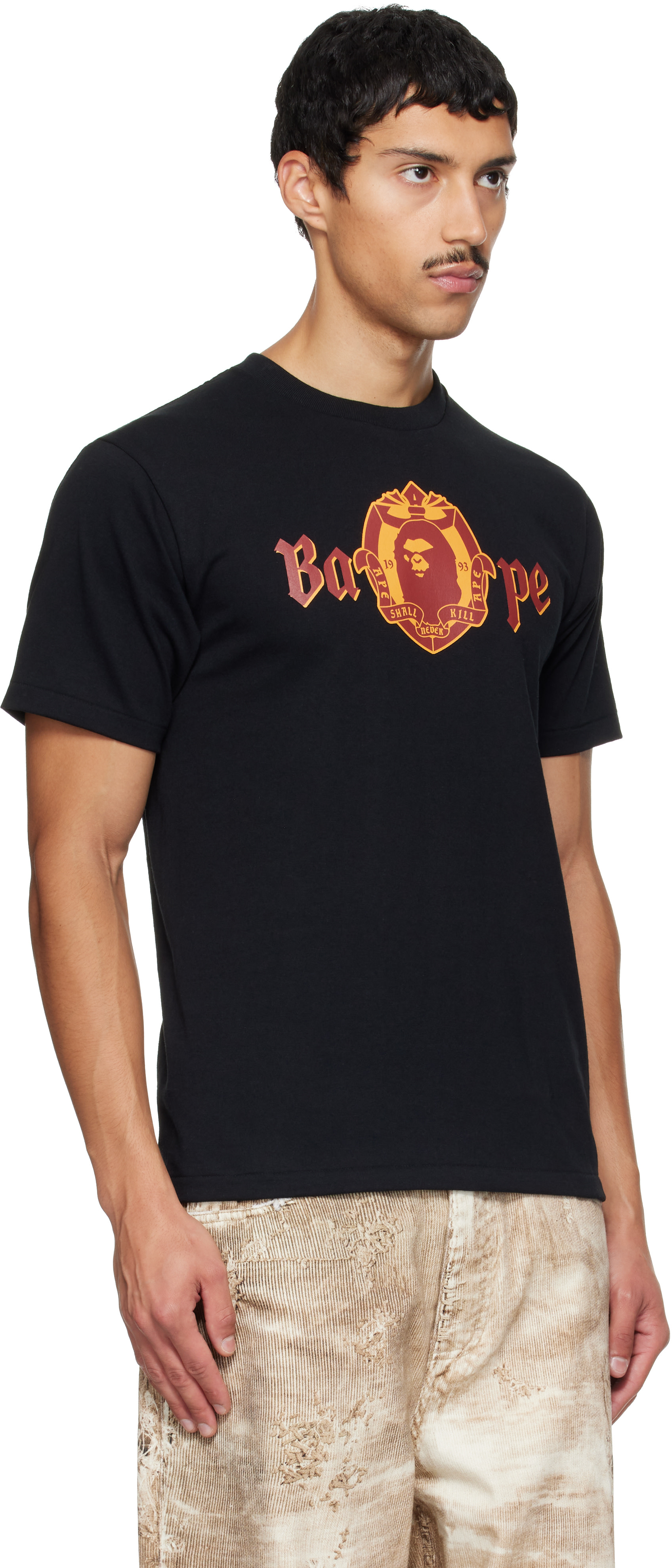 BAPE - T-shirt noir à logo