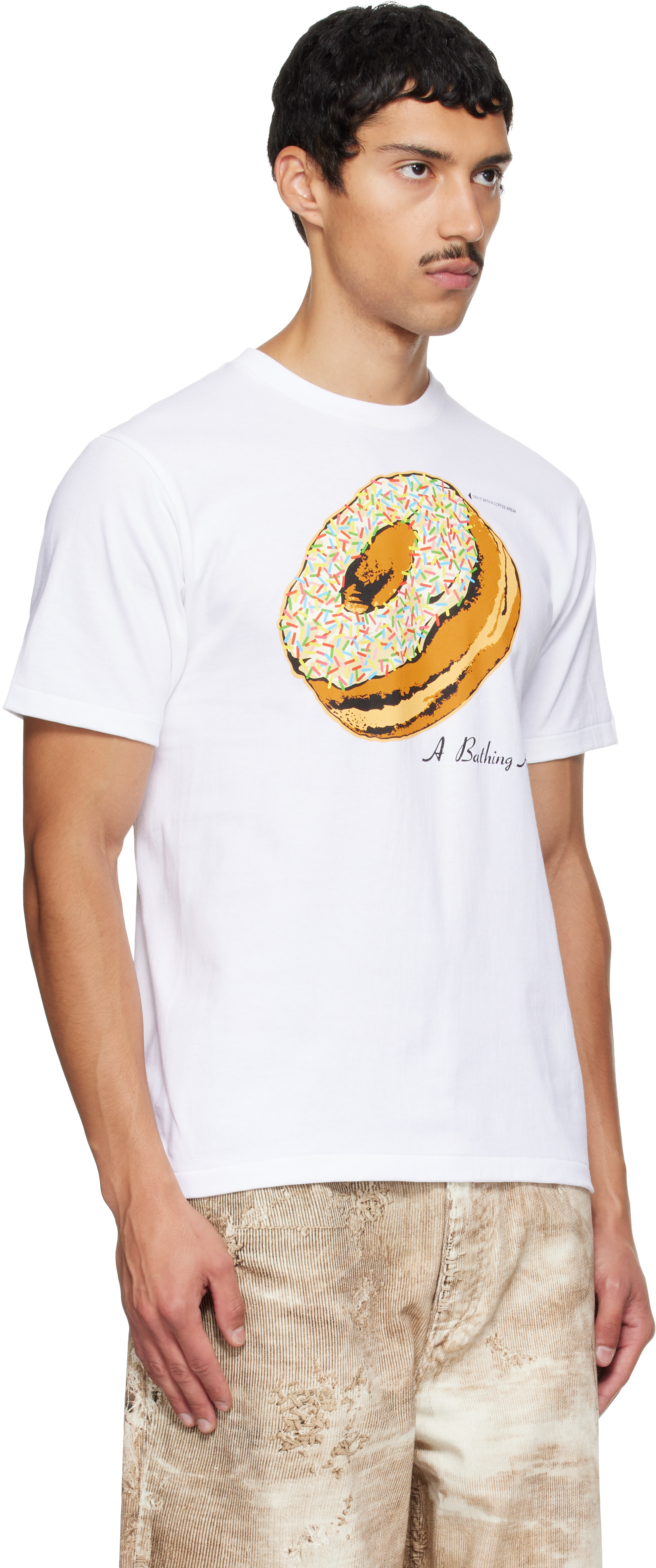 BAPE - ホワイト Classic Donut Tシャツ