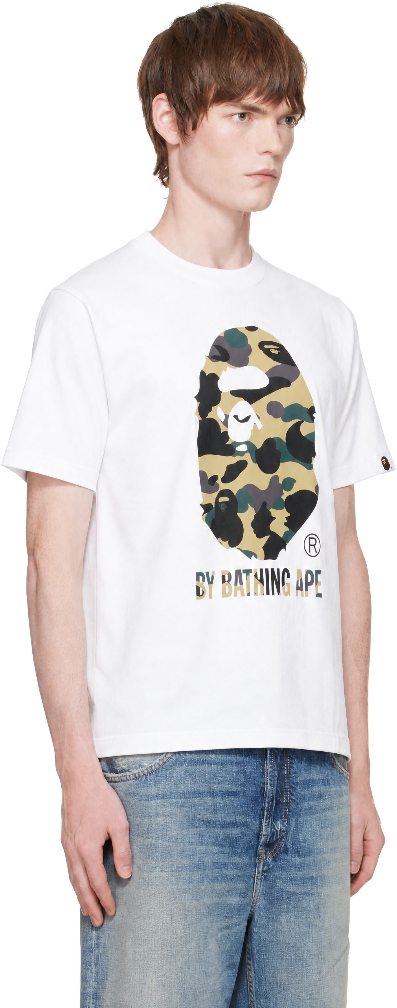 BAPE - White 1st Camo T-Shirt