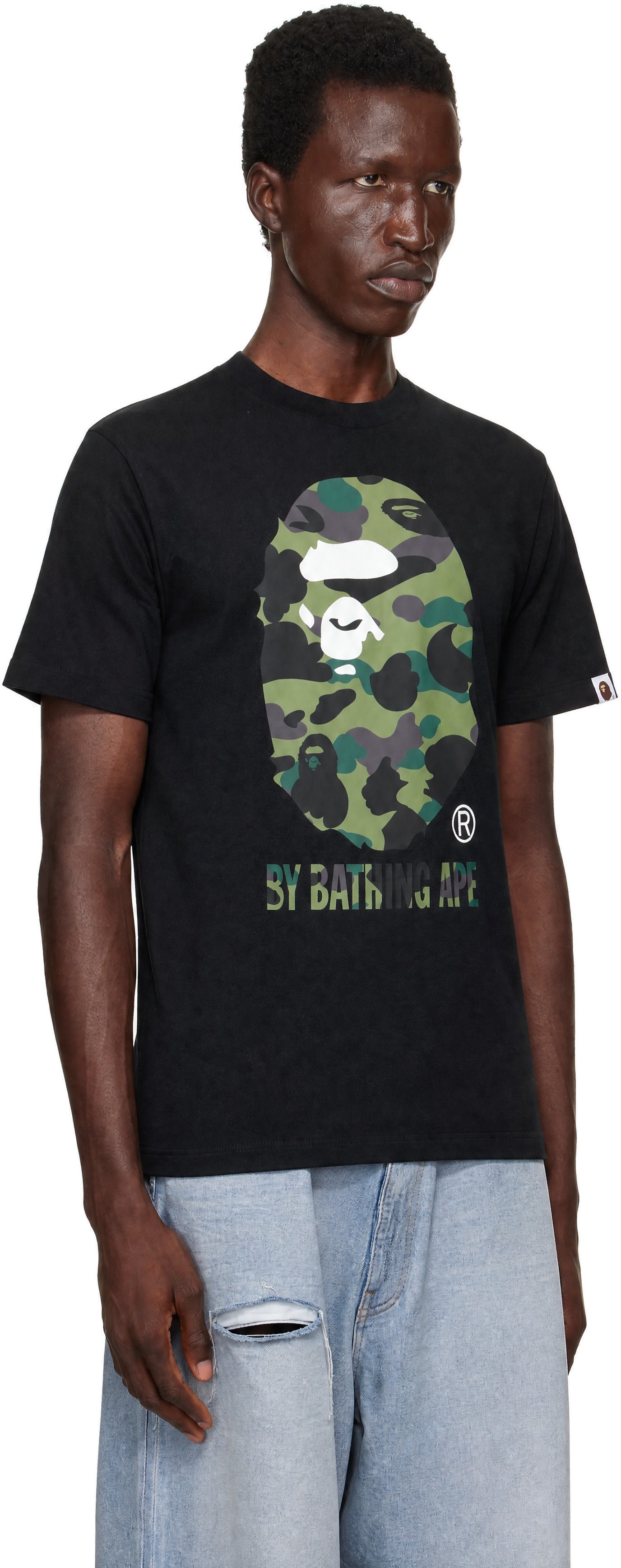 BAPE - ブラック 1st Camo Tシャツ