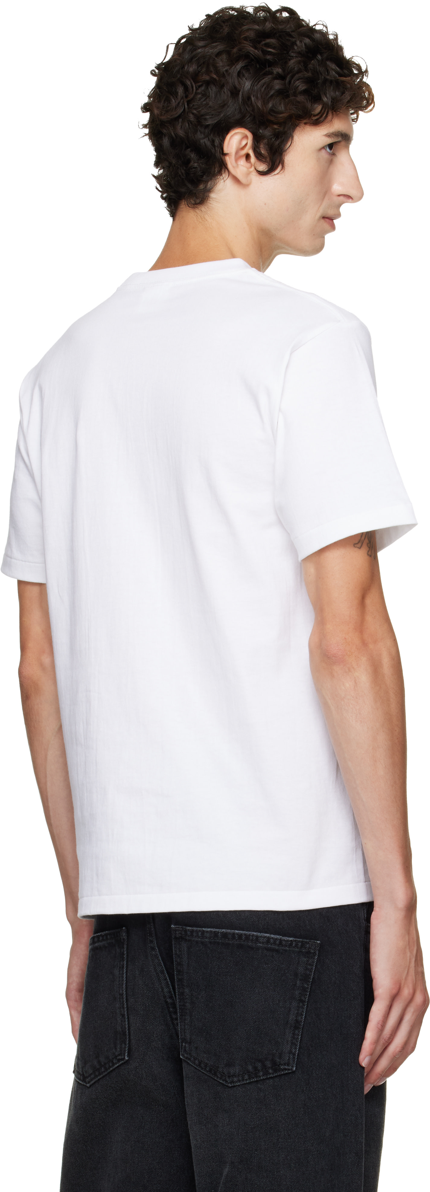 BAPE - ホワイト Ape Ghost ワンポイントTシャツ