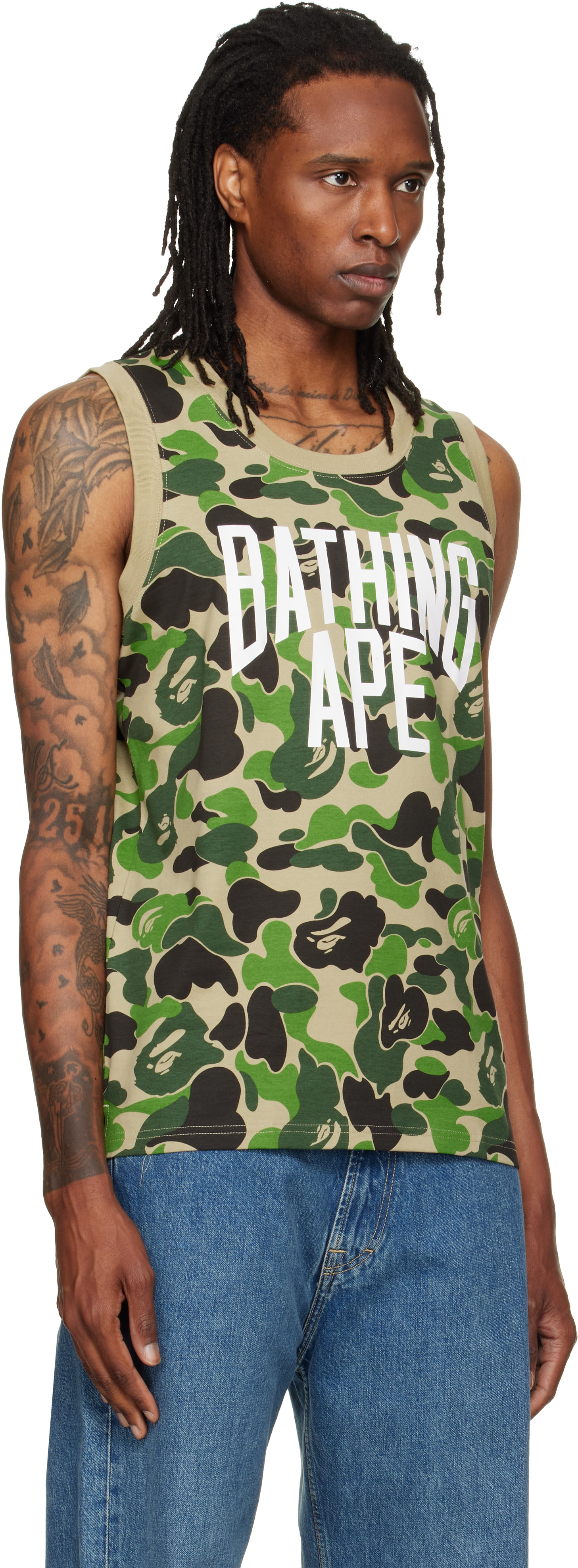 BAPE - グリーン ABC Camo タンクトップ