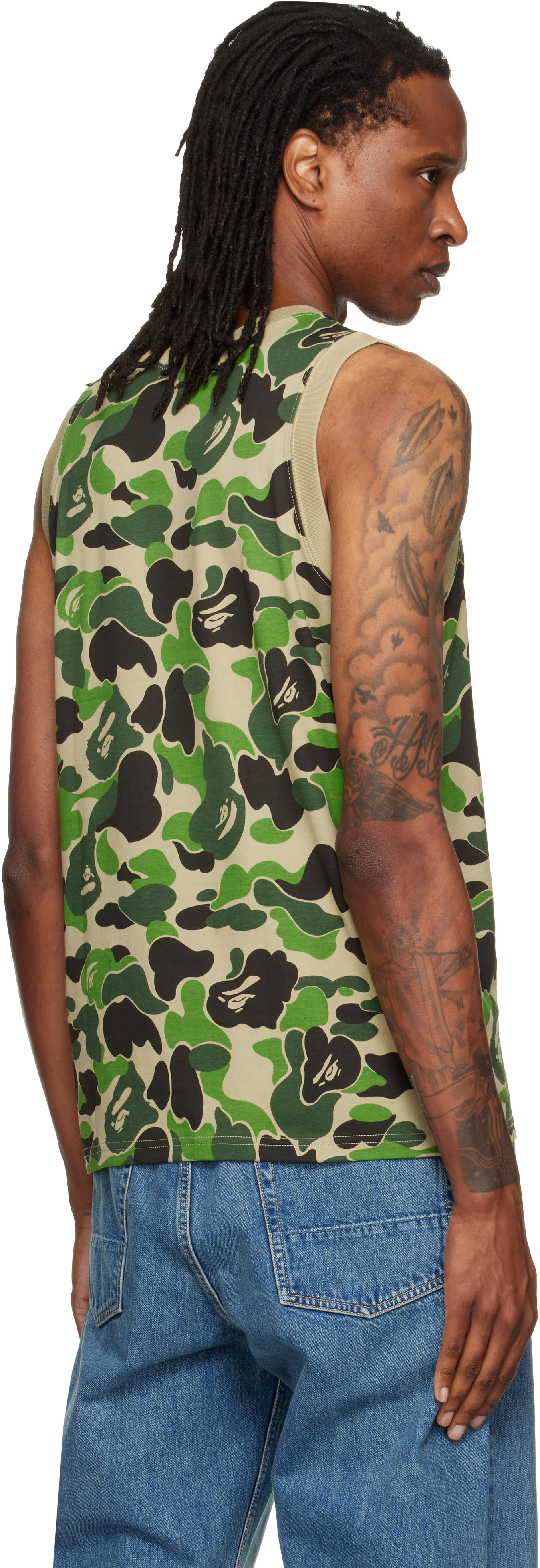 BAPE - グリーン ABC Camo タンクトップ