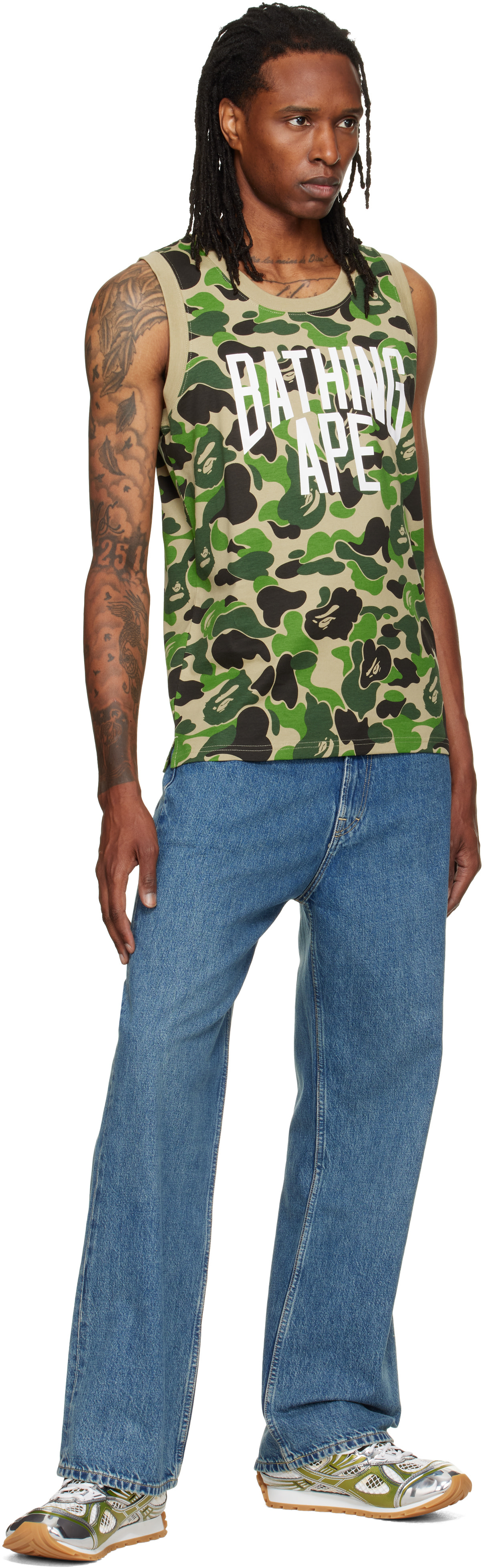 BAPE - グリーン ABC Camo タンクトップ