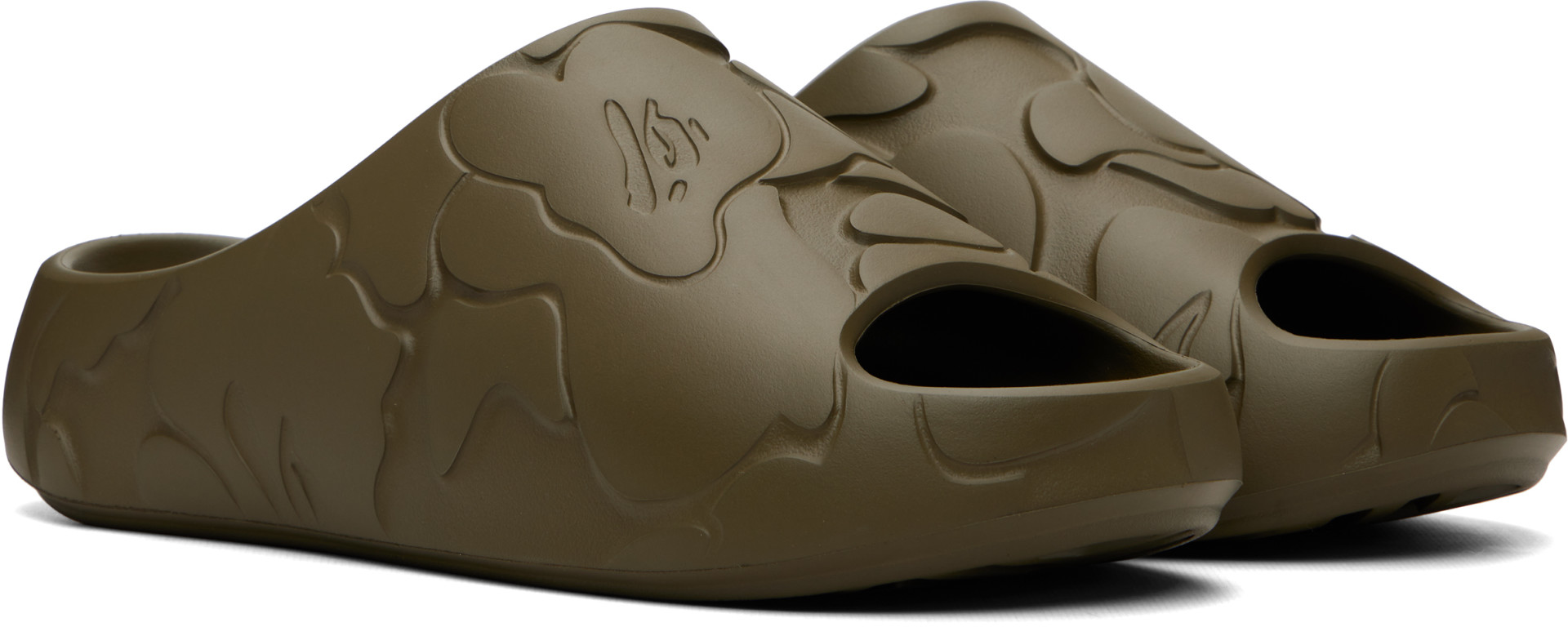BAPE - Khaki BAPE #1 Slides