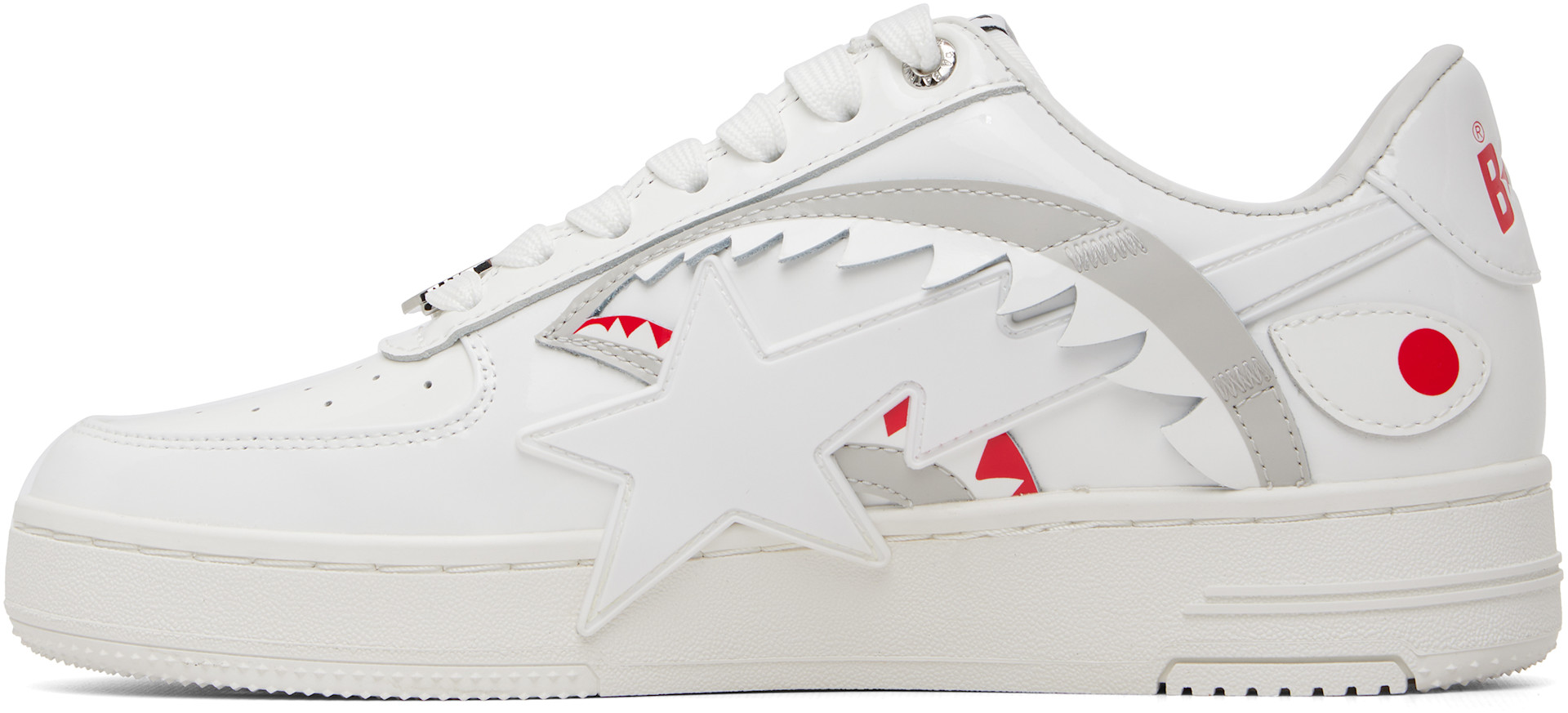 BAPE - White BAPE STA #1 Sneakers