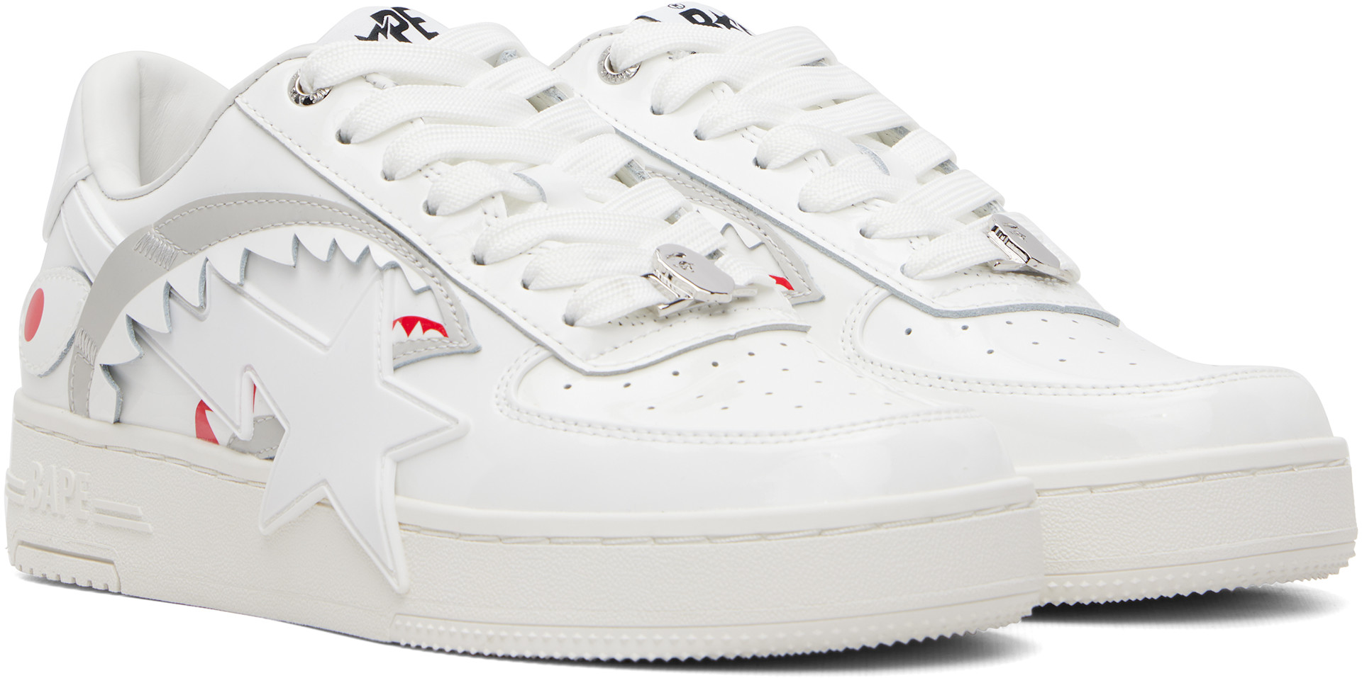 BAPE - White BAPE STA #1 Sneakers