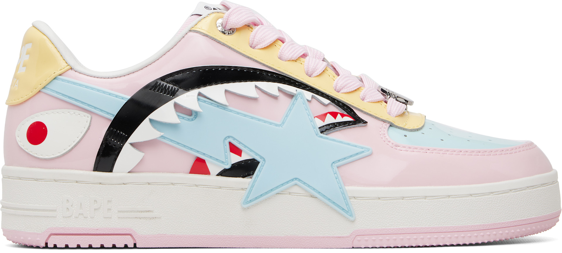 BAPE - Pink BAPE STA #1 Sneakers