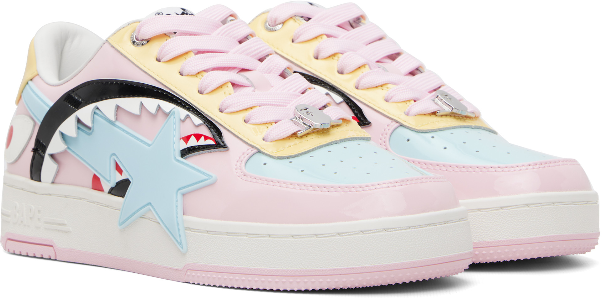 BAPE - Pink BAPE STA #1 Sneakers