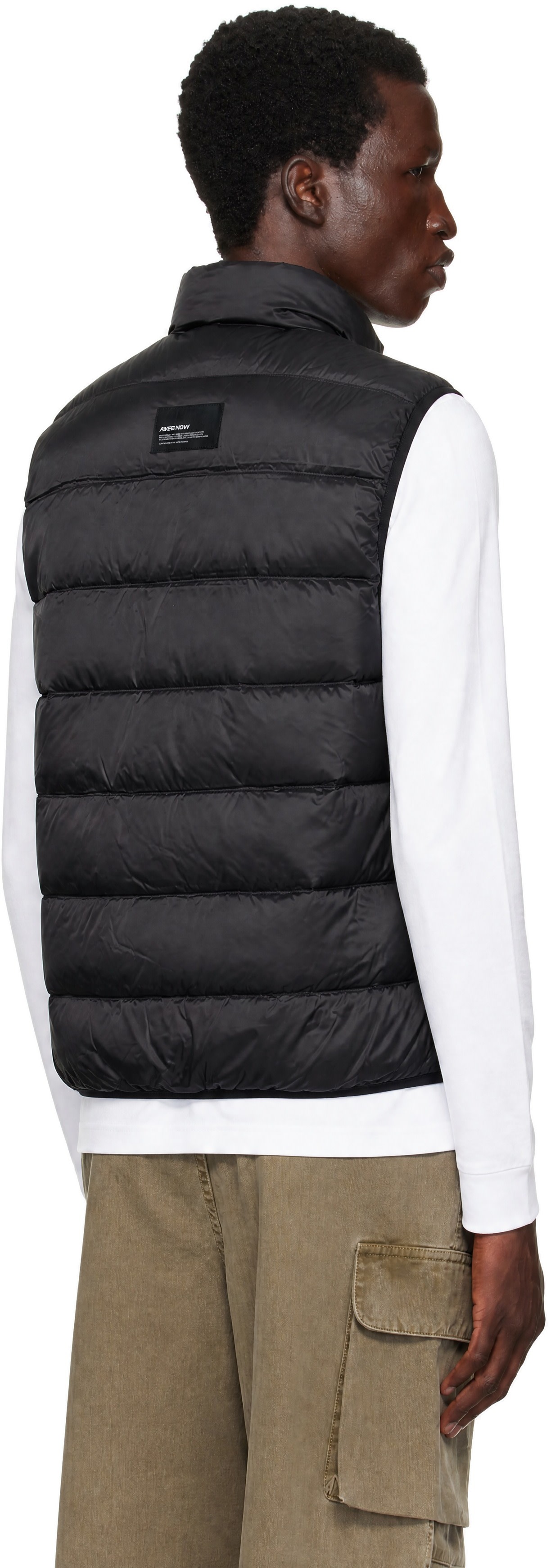 AAPE by A Bathing Ape - Black 'AAPENOW' Down Vest