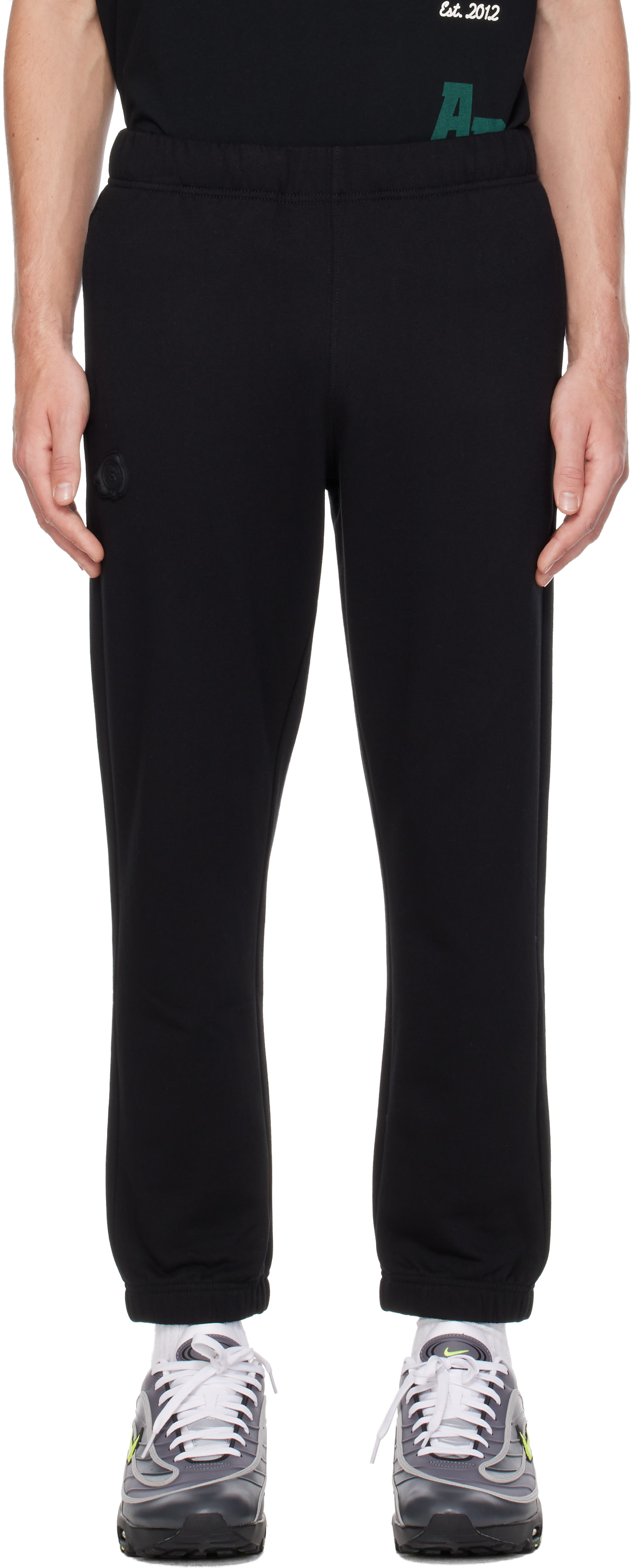 AAPE by A Bathing Ape - Black Basic Sweatpants