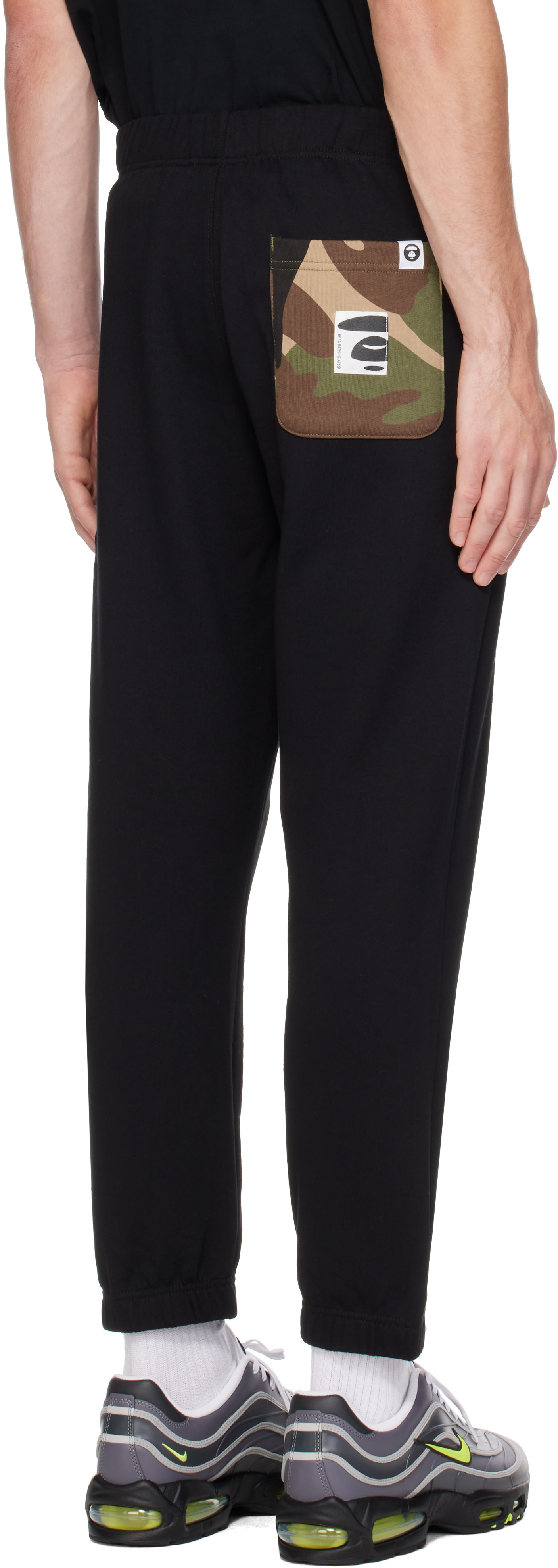 AAPE by A Bathing Ape - Black Basic Sweatpants