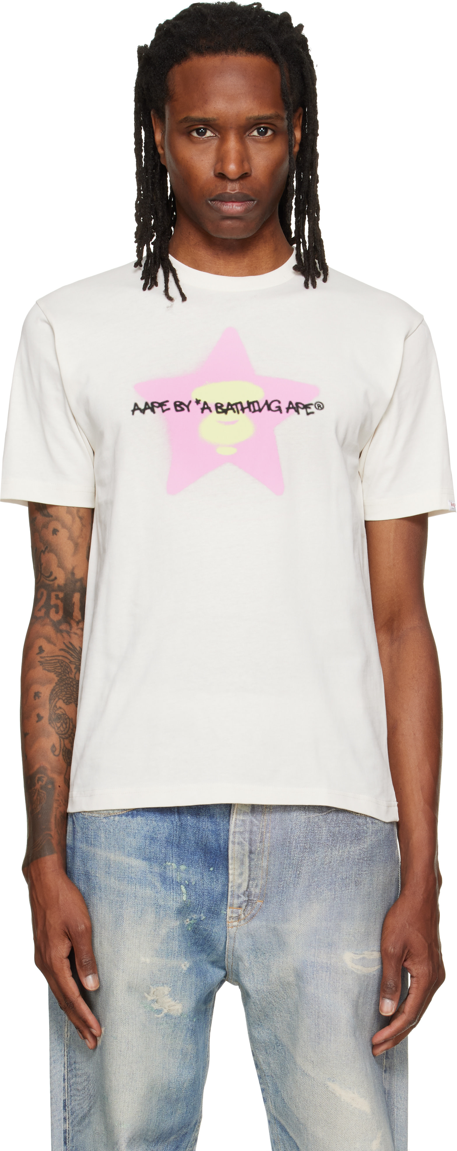 AAPE by A Bathing Ape - Off-White Main Skate T-shirt