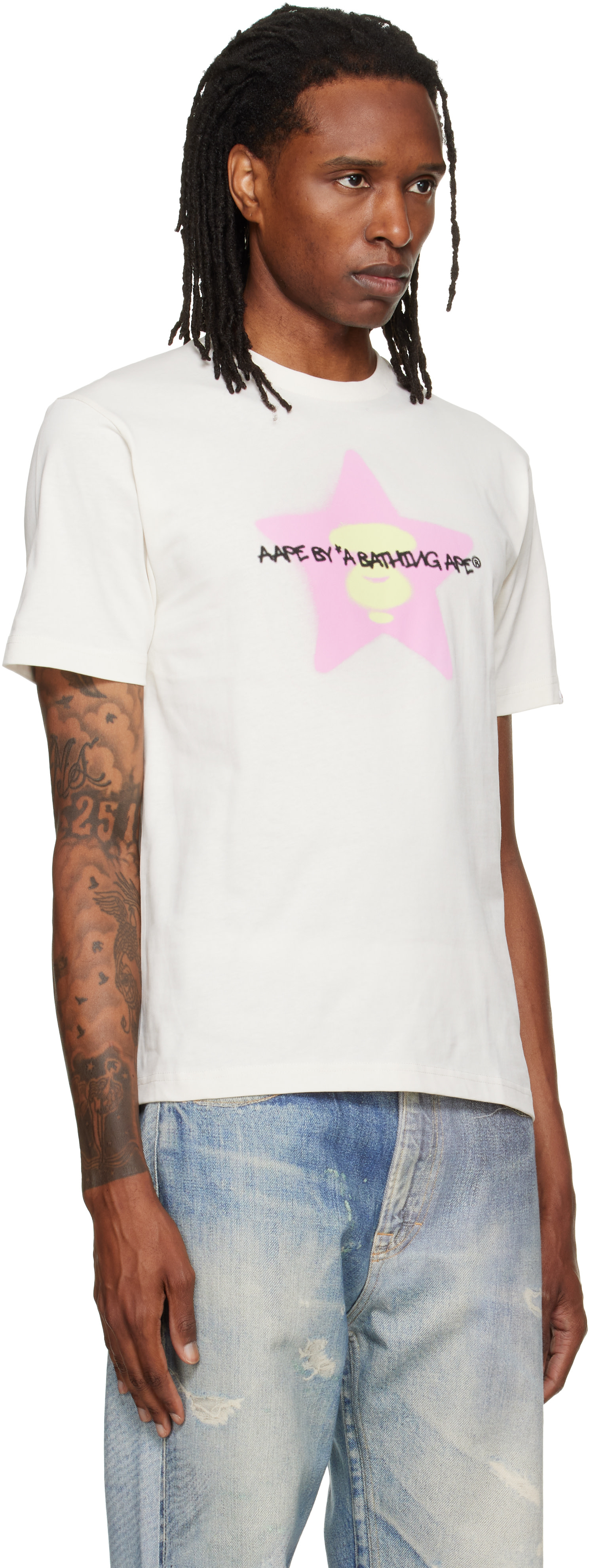 AAPE by A Bathing Ape - Off-White Main Skate T-shirt