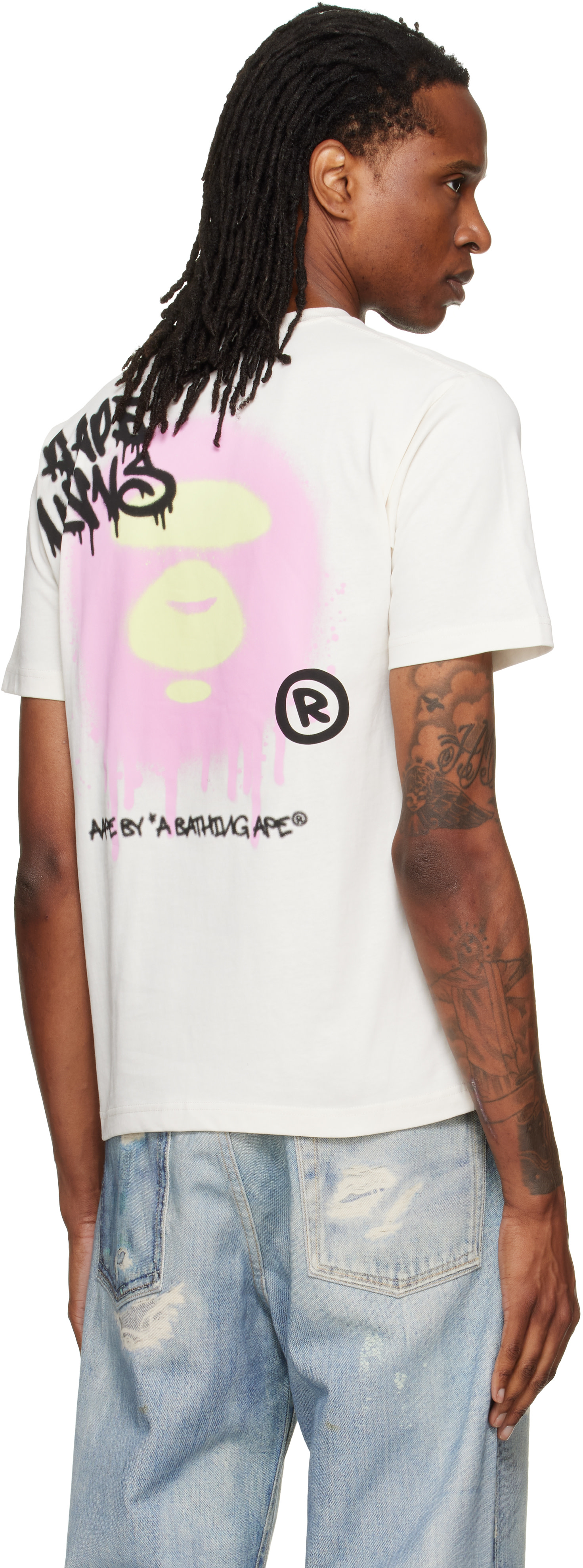 AAPE by A Bathing Ape - Off-White Main Skate T-shirt