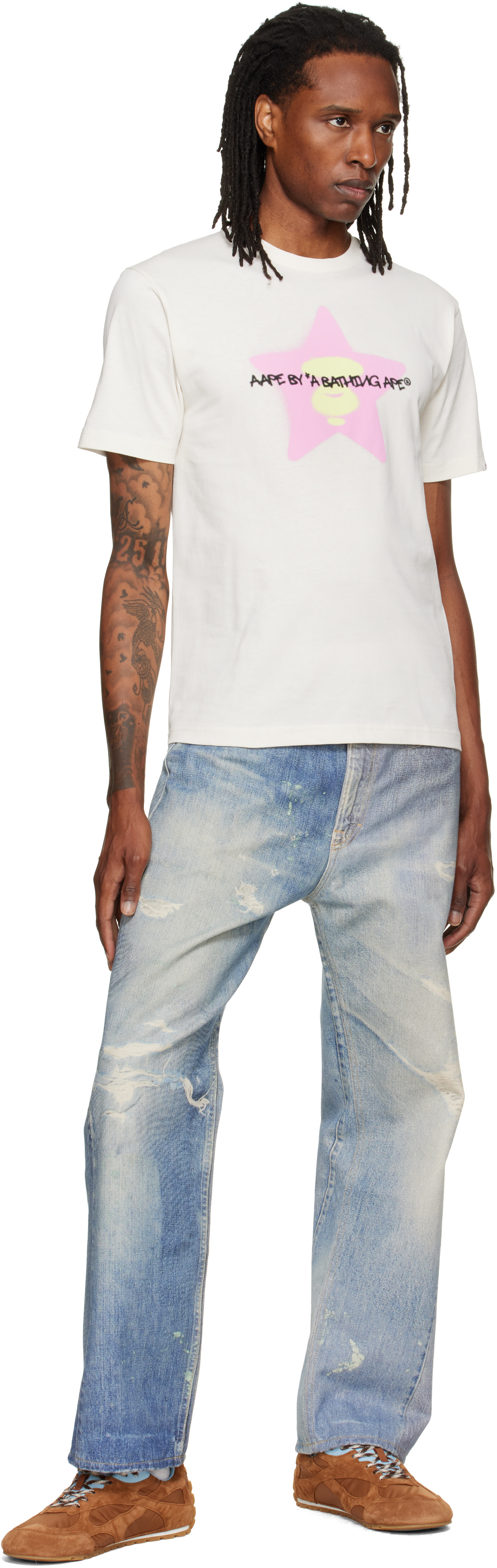 AAPE by A Bathing Ape - Off-White Main Skate T-shirt