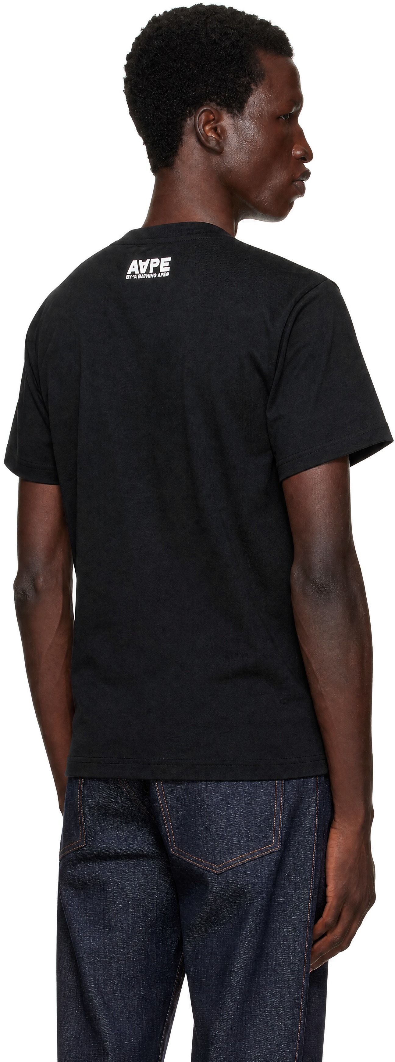 AAPE by A Bathing Ape - White 'AAPER' AAPER Head T-shirt