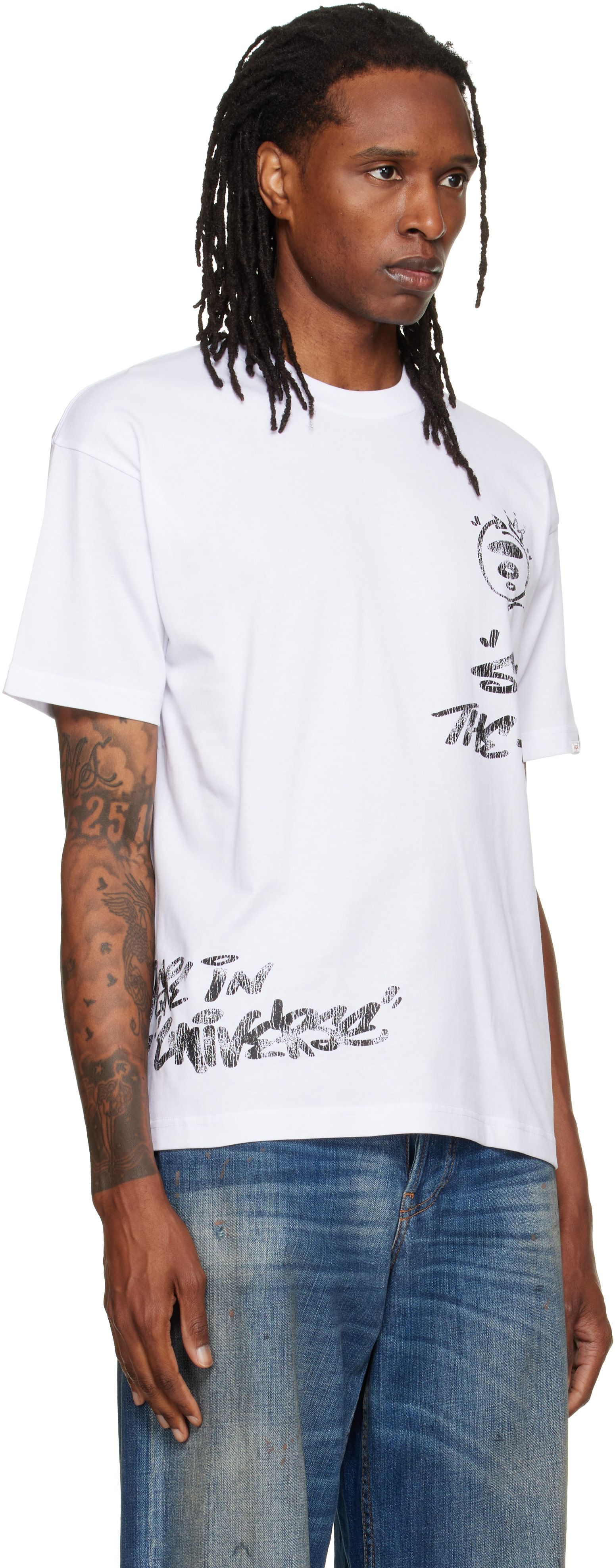 AAPE by A Bathing Ape - White Basic T-shirt
