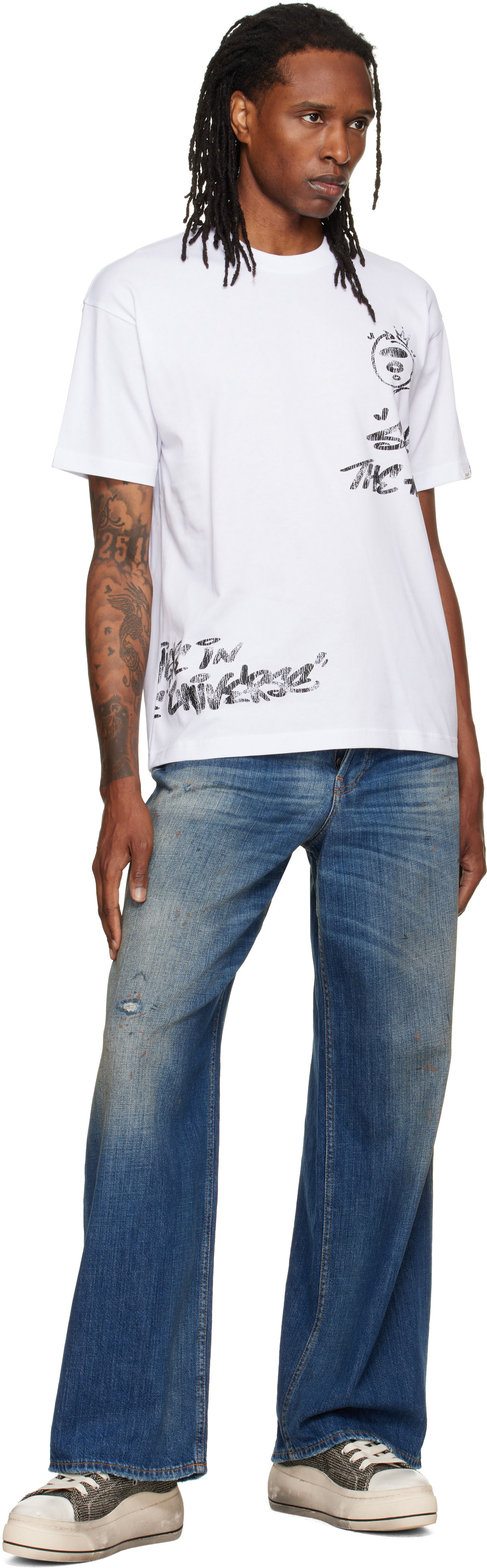 AAPE by A Bathing Ape - White Basic T-shirt