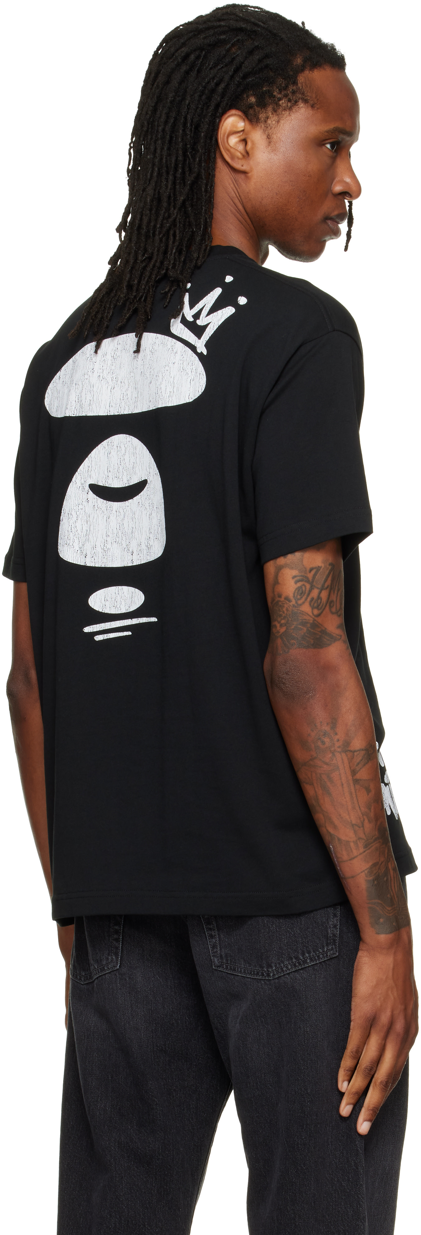 AAPE by A Bathing Ape - Black Basic T-shirt