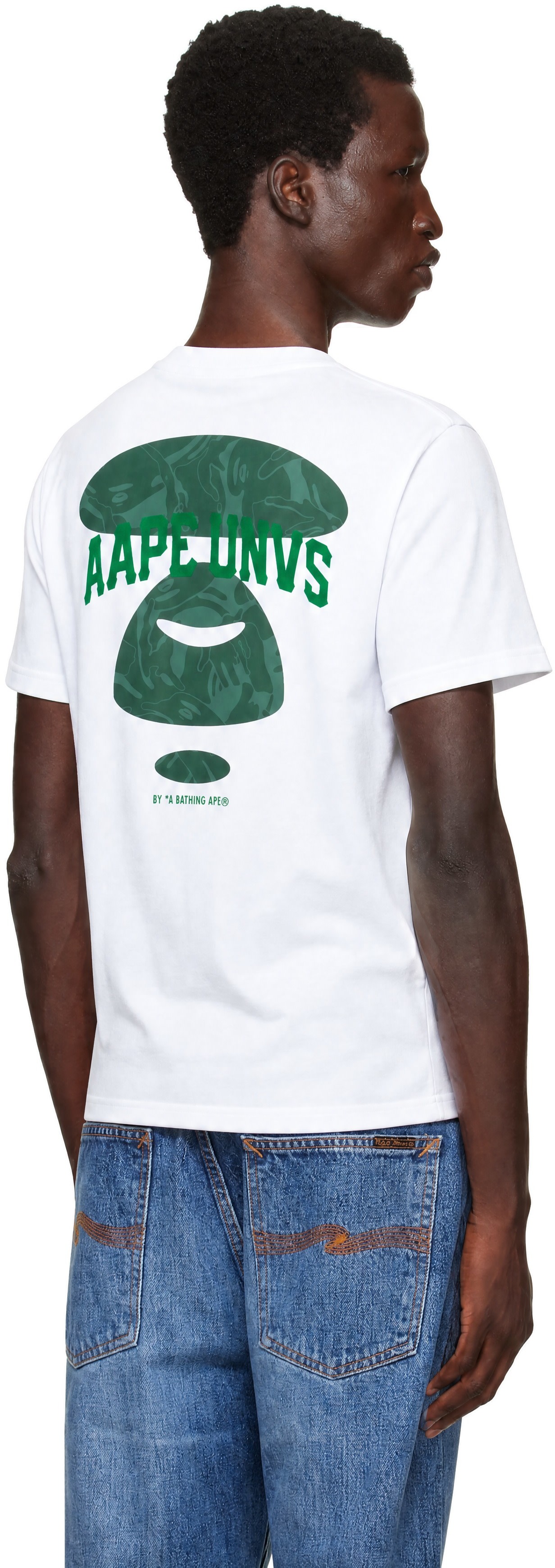 AAPE by A Bathing Ape - T-shirt blanc à logo
