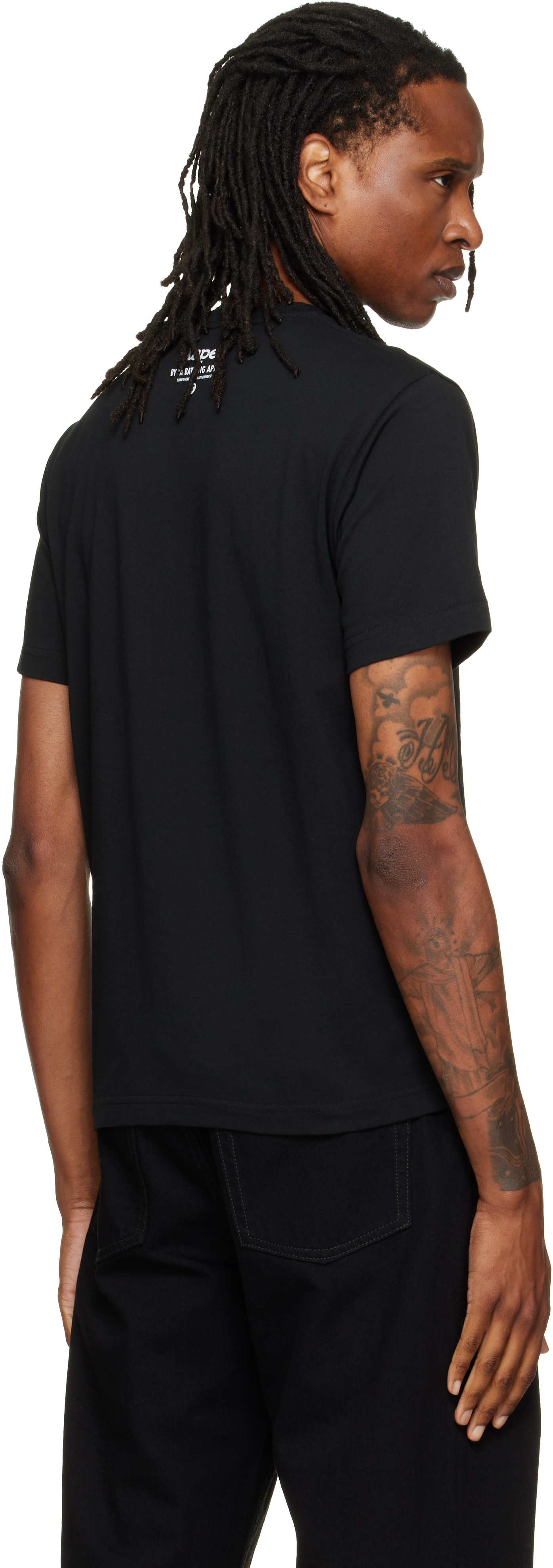 AAPE by A Bathing Ape - Black Basic T-shirt