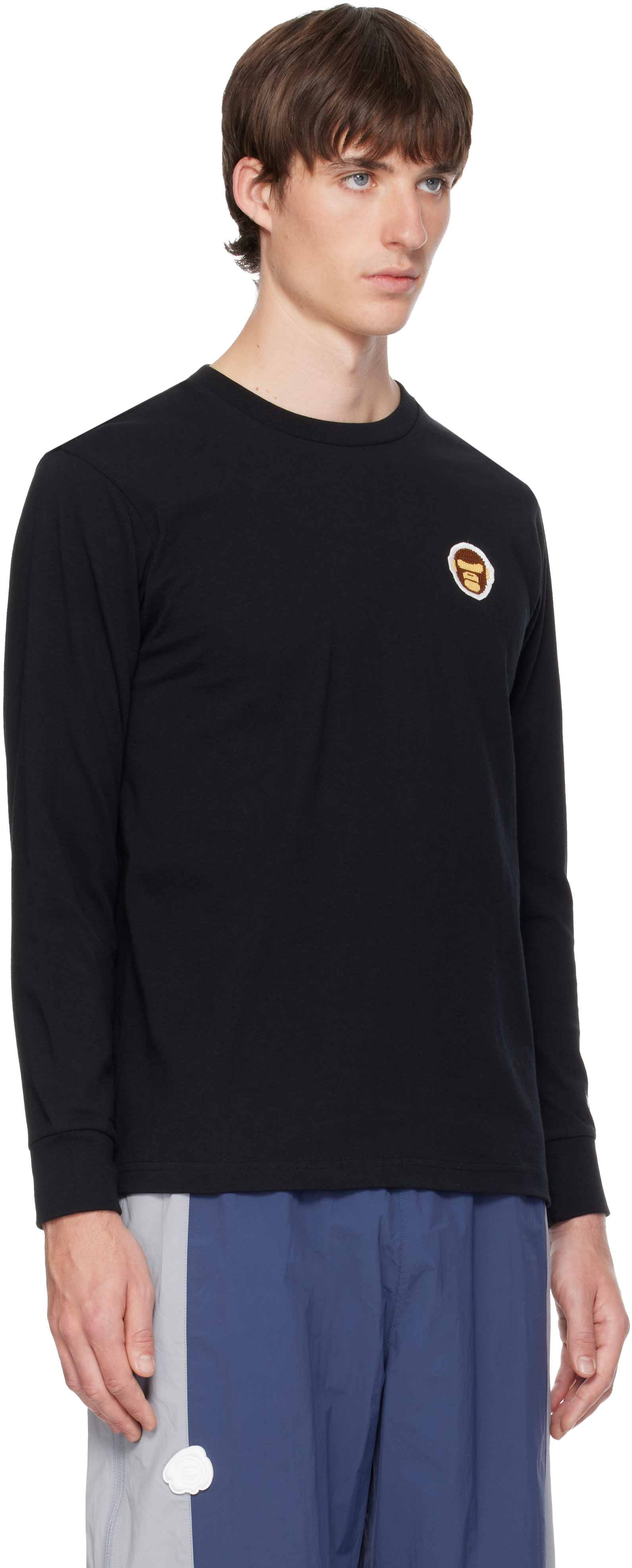 AAPE by A Bathing Ape - ブラック 'AAPER' 長袖Tシャツ