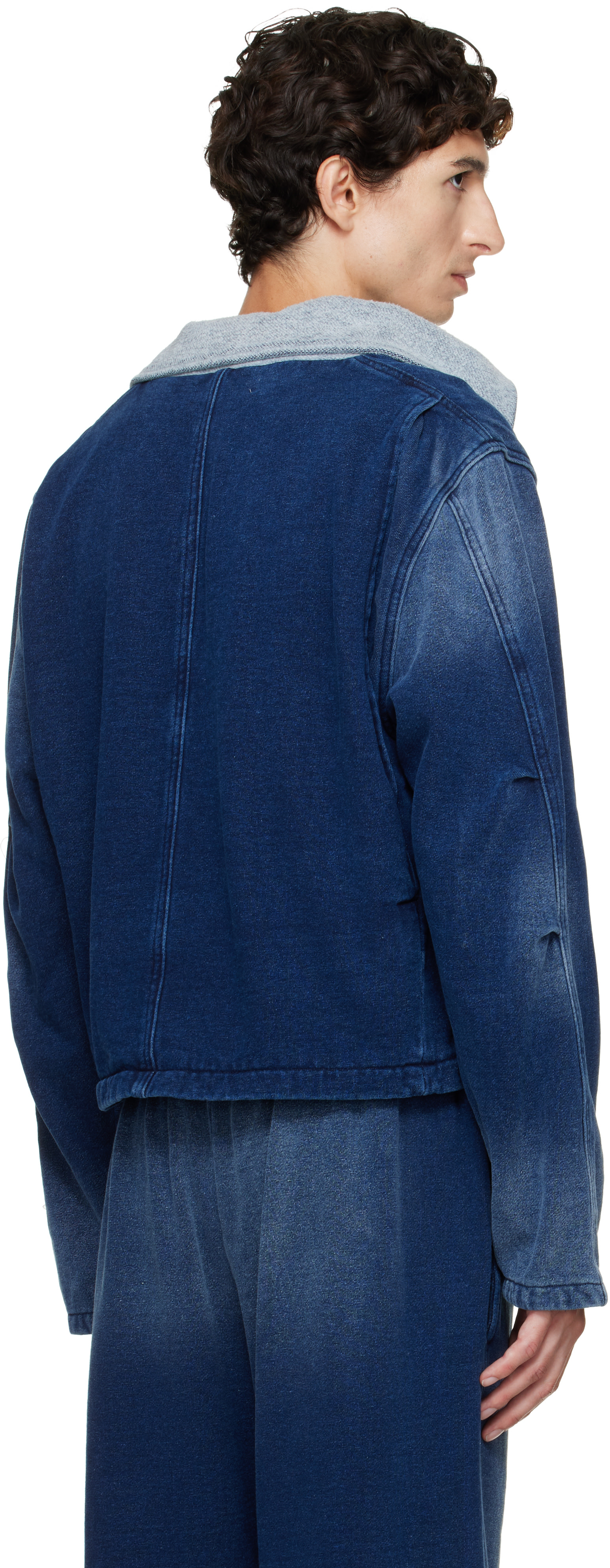 Les Tien - Navy Heavyweight Utility Jacket